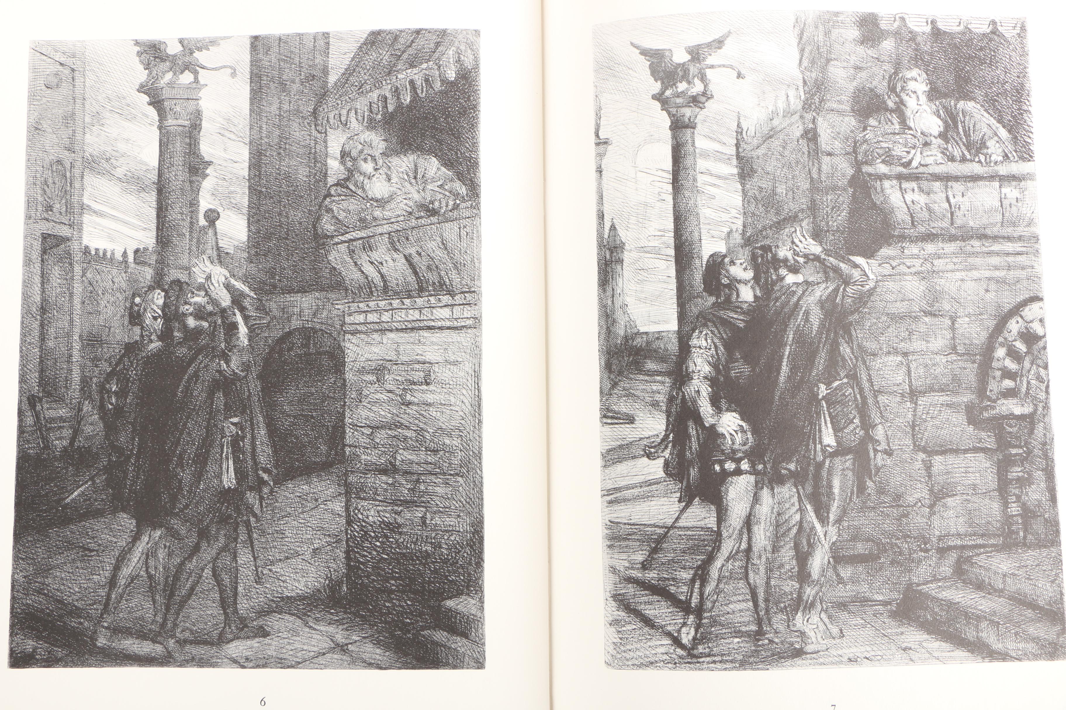 Portfolio of Halftone Prints After Theodore Chasseriau's "Othello"