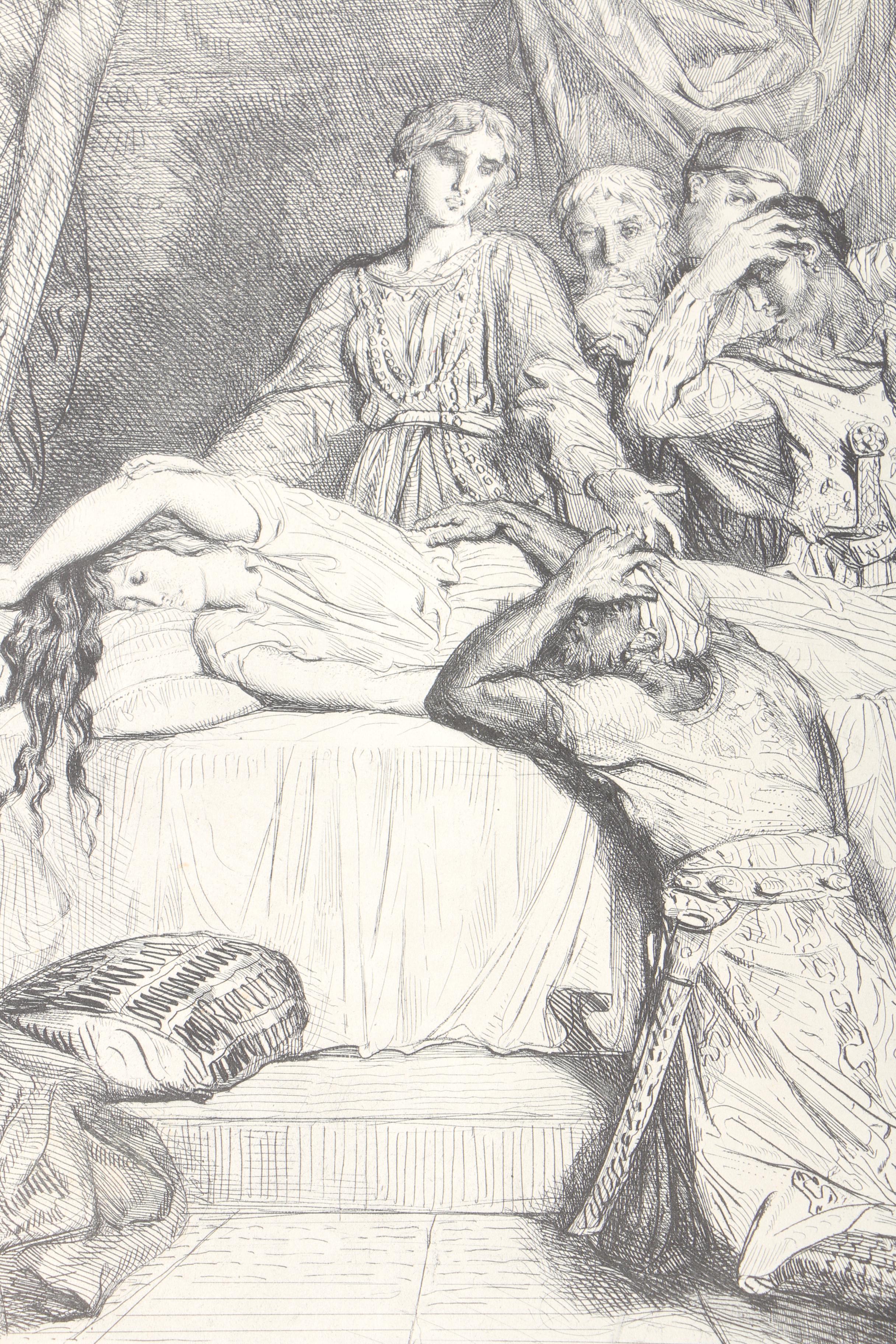 Portfolio of Halftone Prints After Theodore Chasseriau's "Othello"