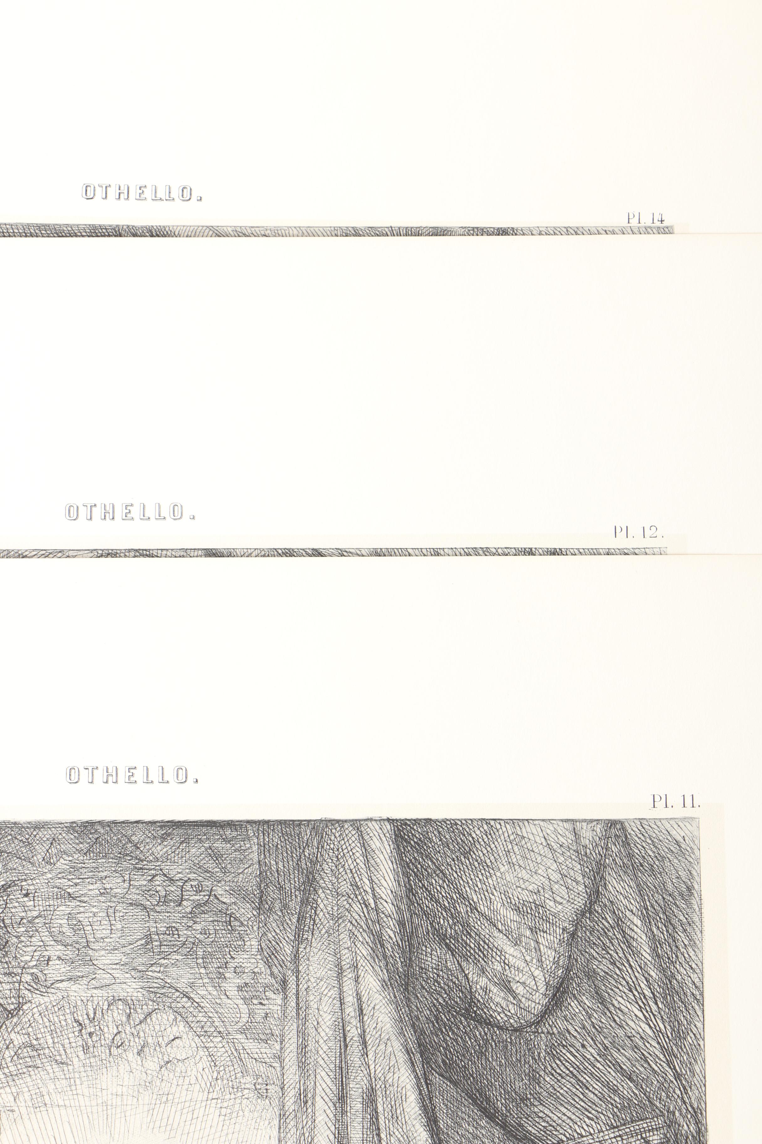 Portfolio of Halftone Prints After Theodore Chasseriau's "Othello"