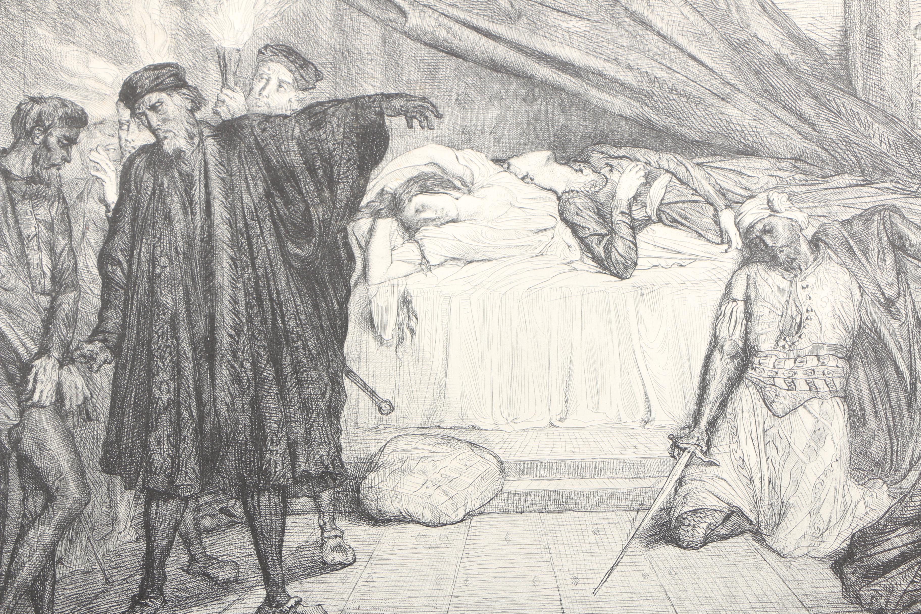 Portfolio of Halftone Prints After Theodore Chasseriau's "Othello"