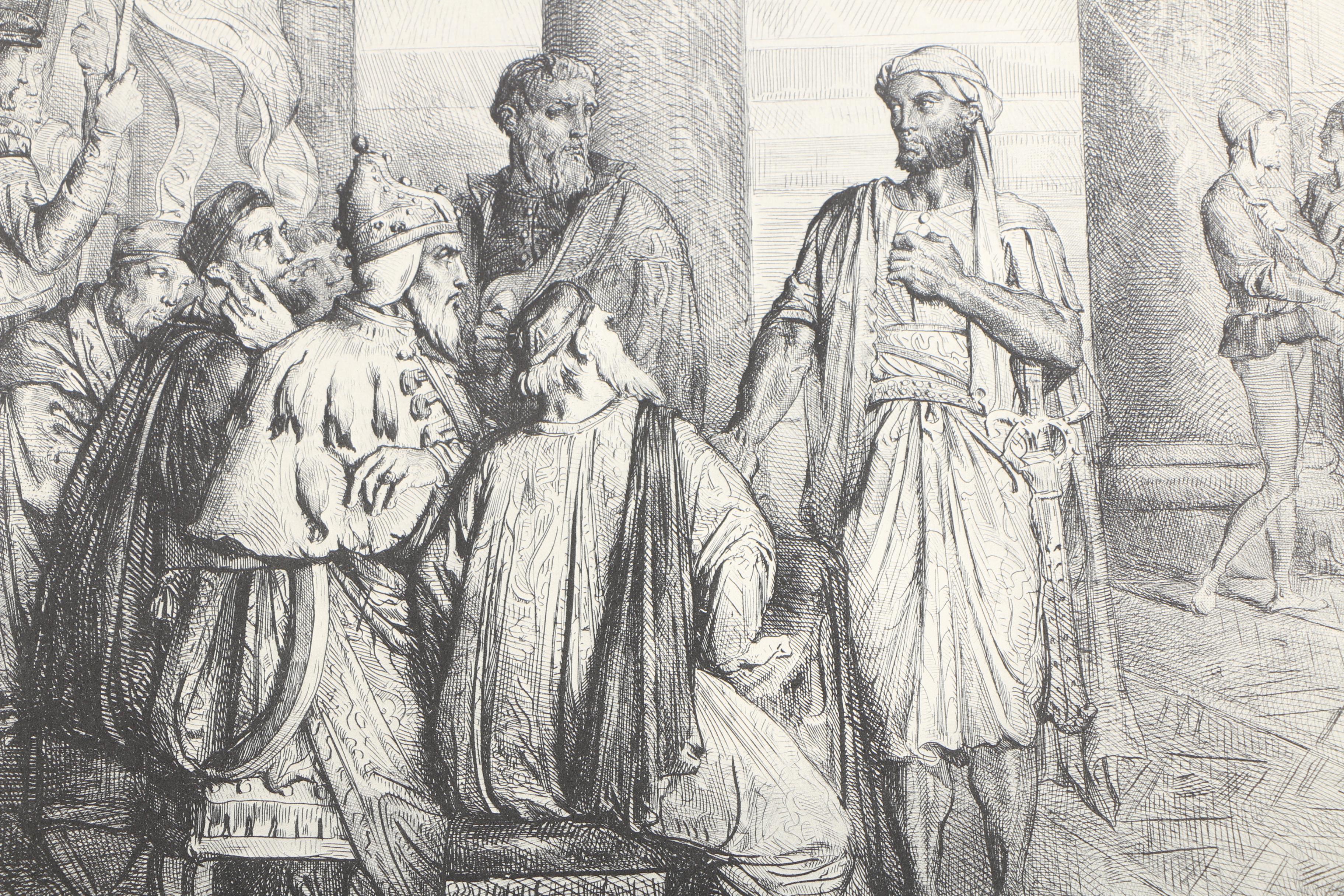 Portfolio of Halftone Prints After Theodore Chasseriau's "Othello"