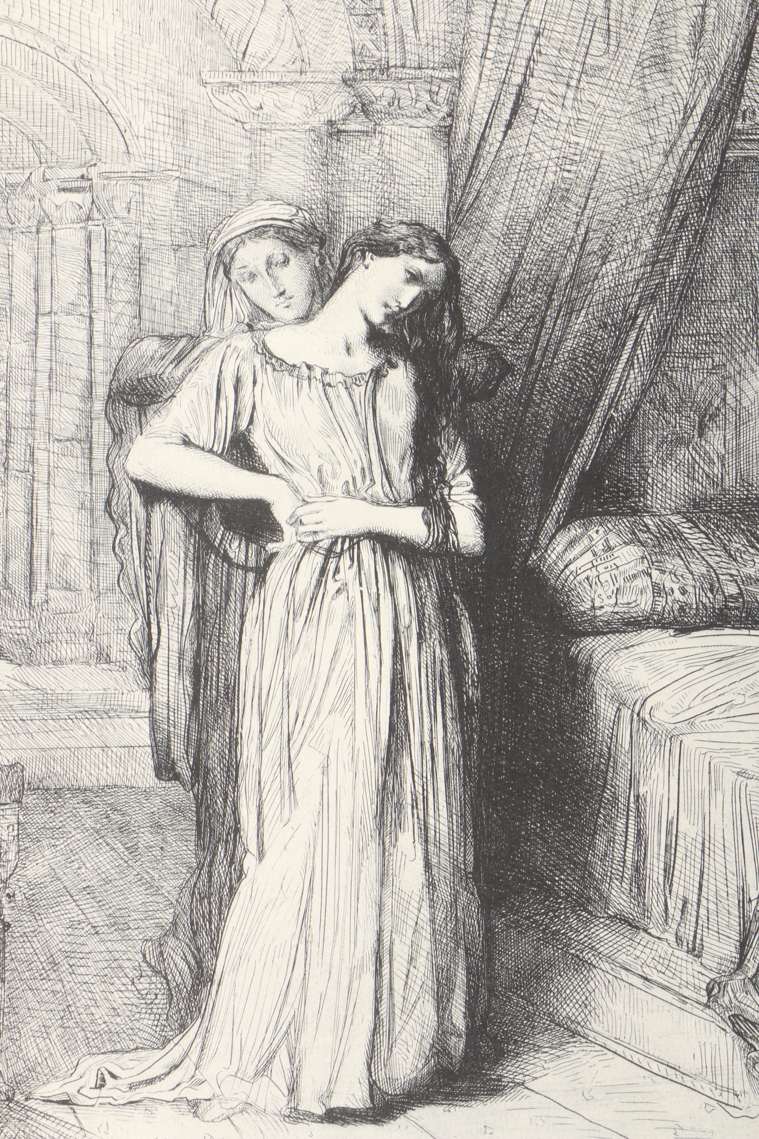 Portfolio of Halftone Prints After Theodore Chasseriau's "Othello"