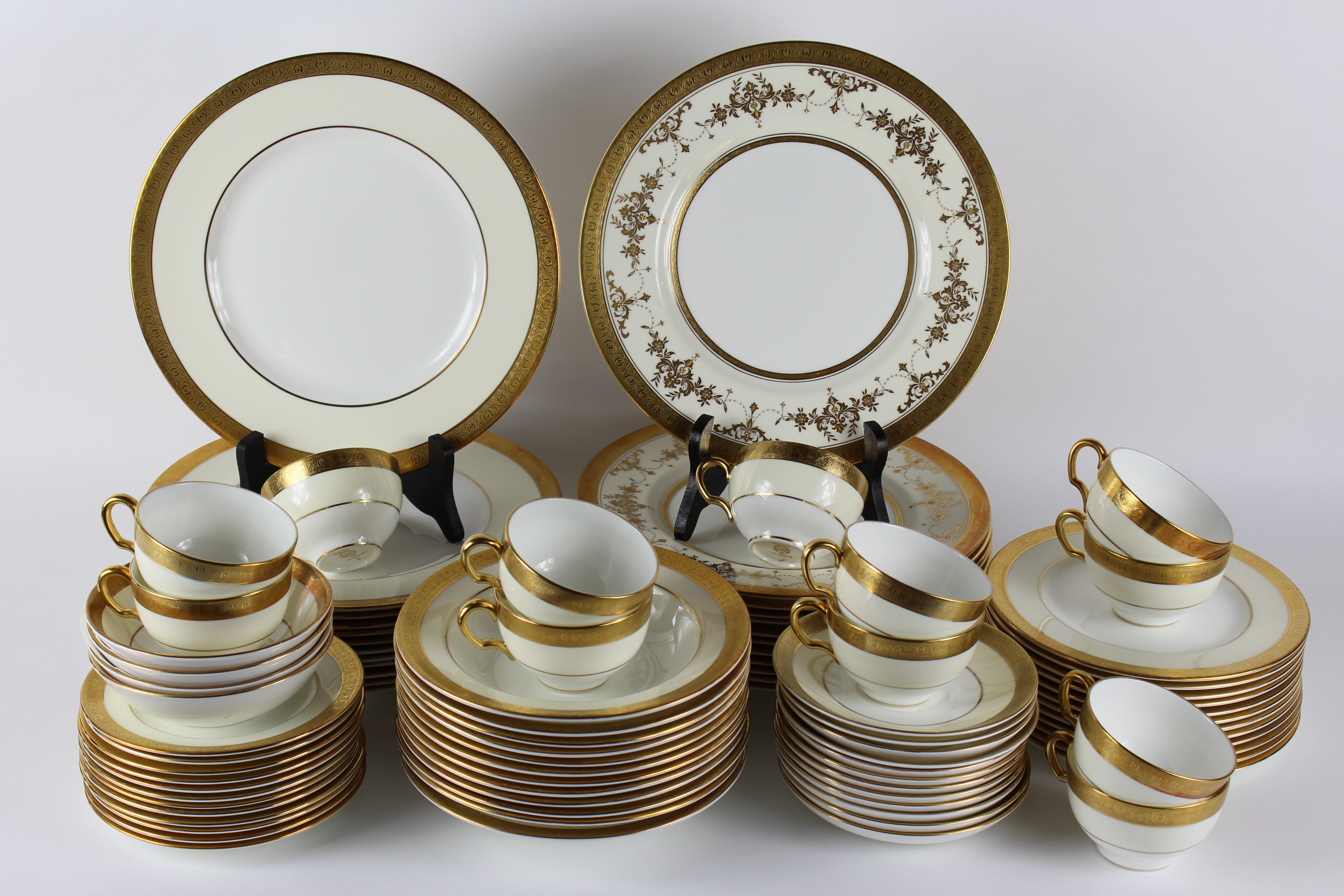 Minton Fine Bone China Dinnerware Plus Serving Pieces including "Buckingham"