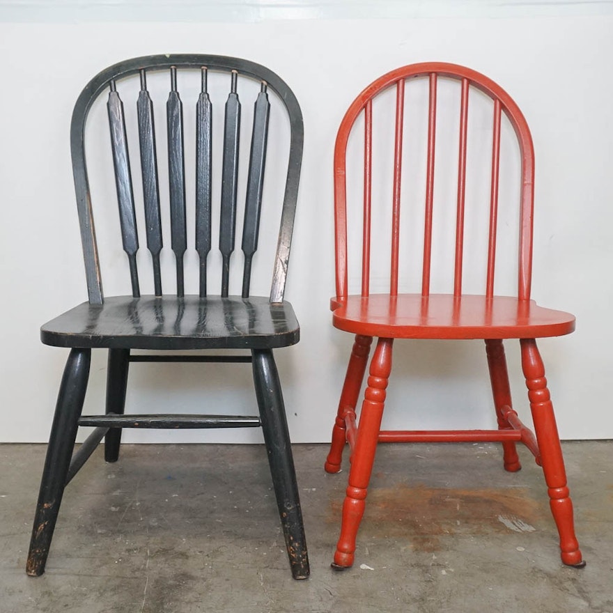 Pair of Windsor Style Chairs