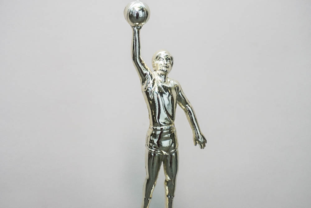 Julius "Dr. J" Erving's 1980-81 "Gusto Dunk" Award Trophy from Schlitz