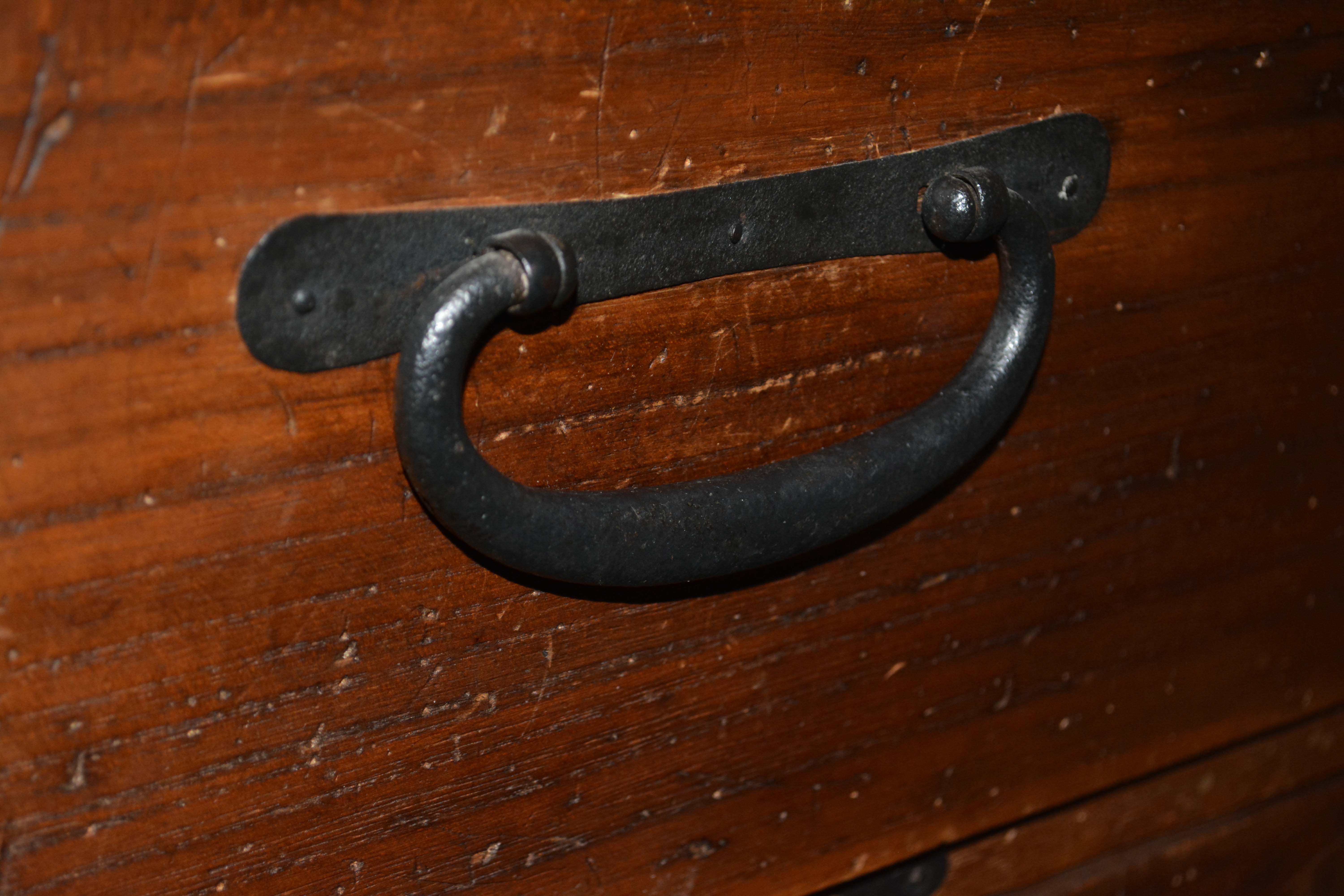 Antique Japanese Stacking Campaign Chests