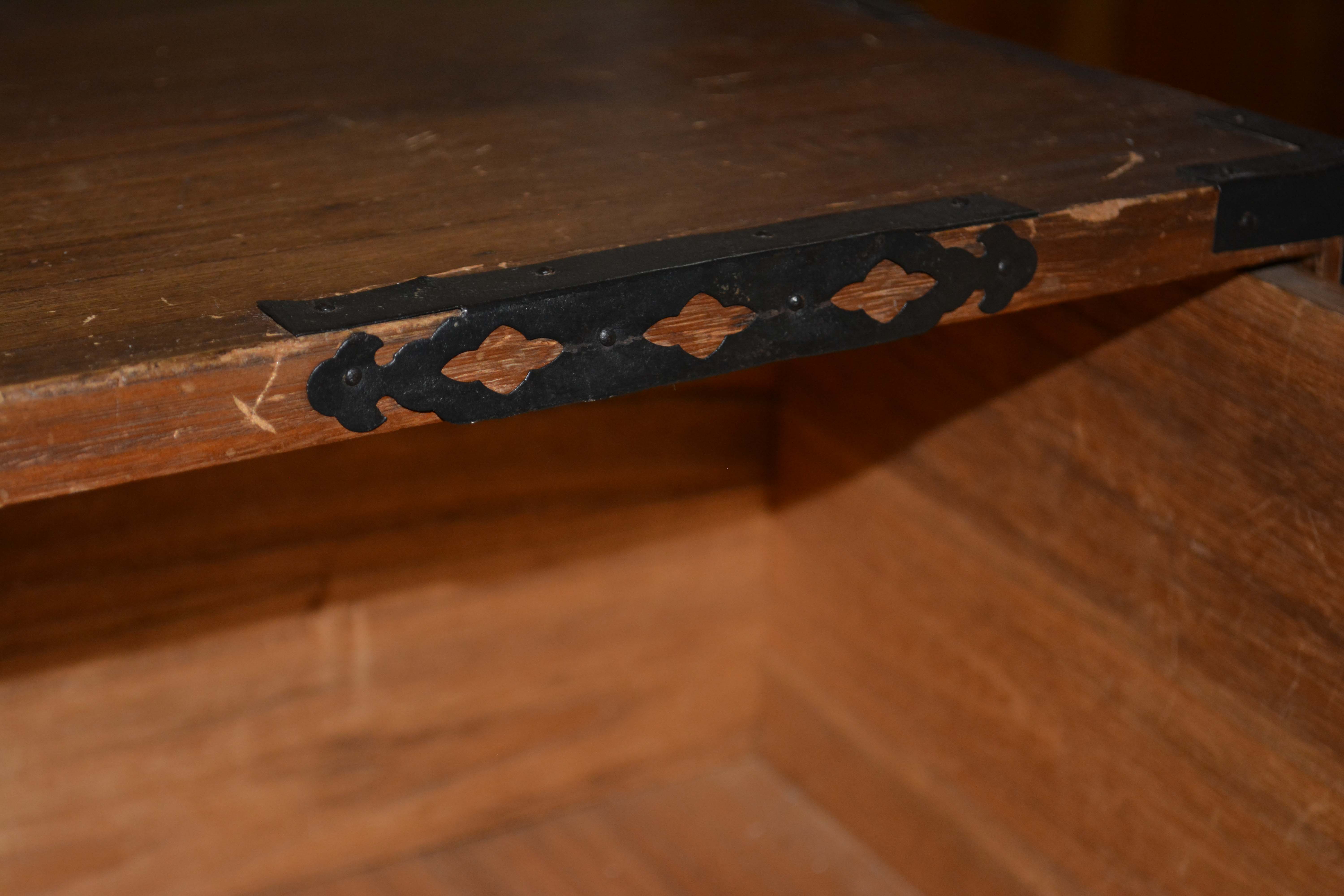 Antique Japanese Stacking Campaign Chests