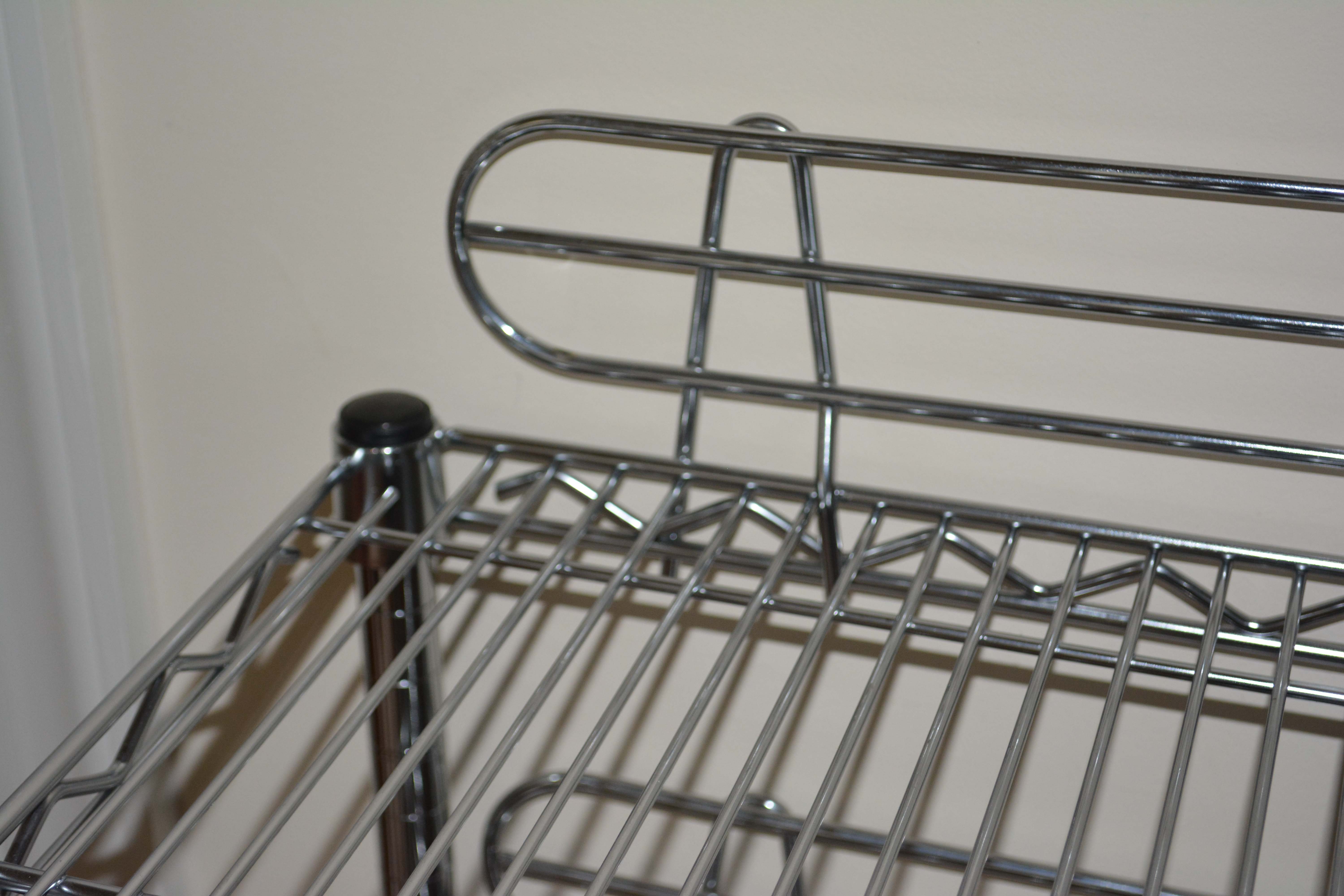 Pair of Metro Wire Rolling Shelving Units