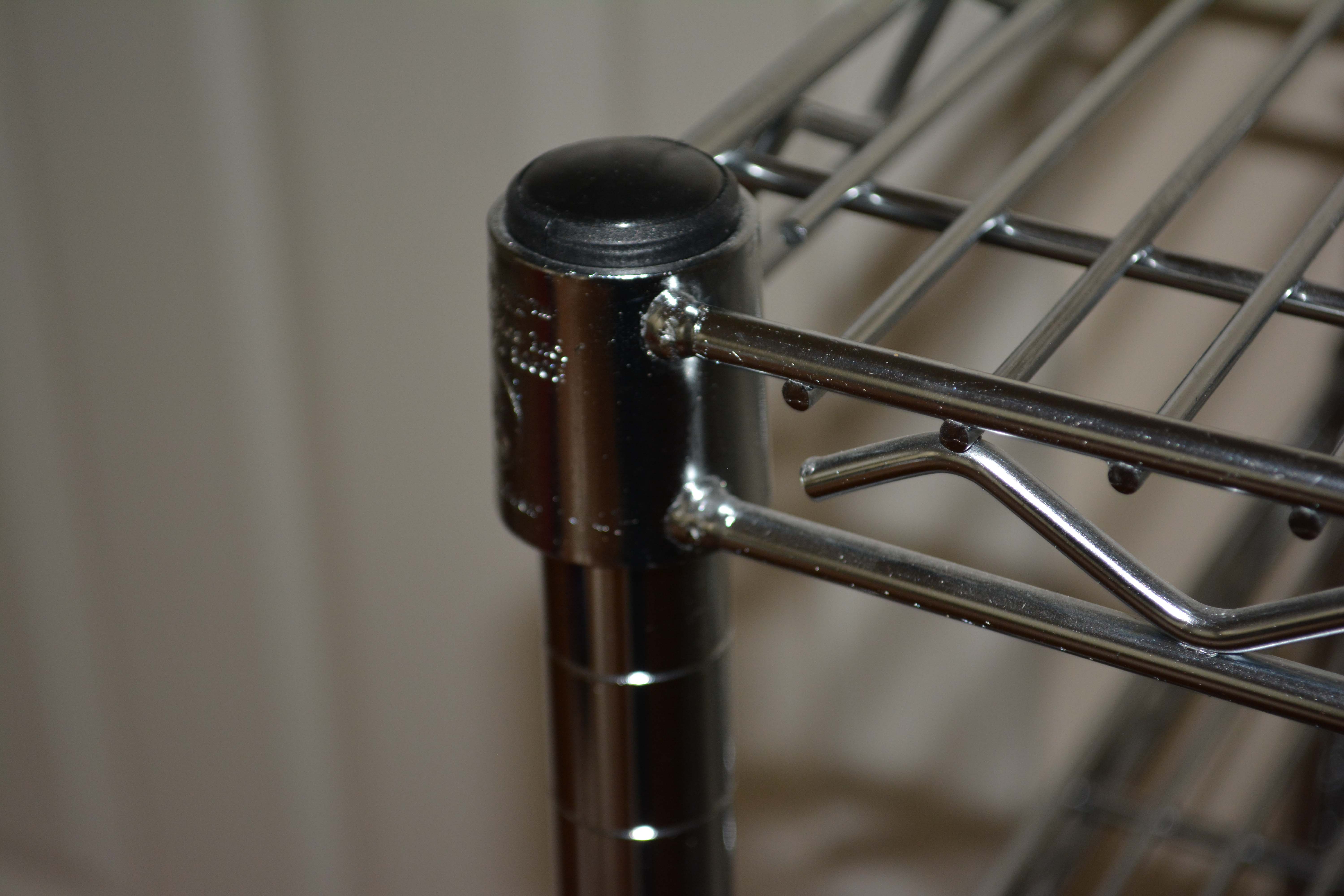 Pair of Metro Wire Rolling Shelving Units