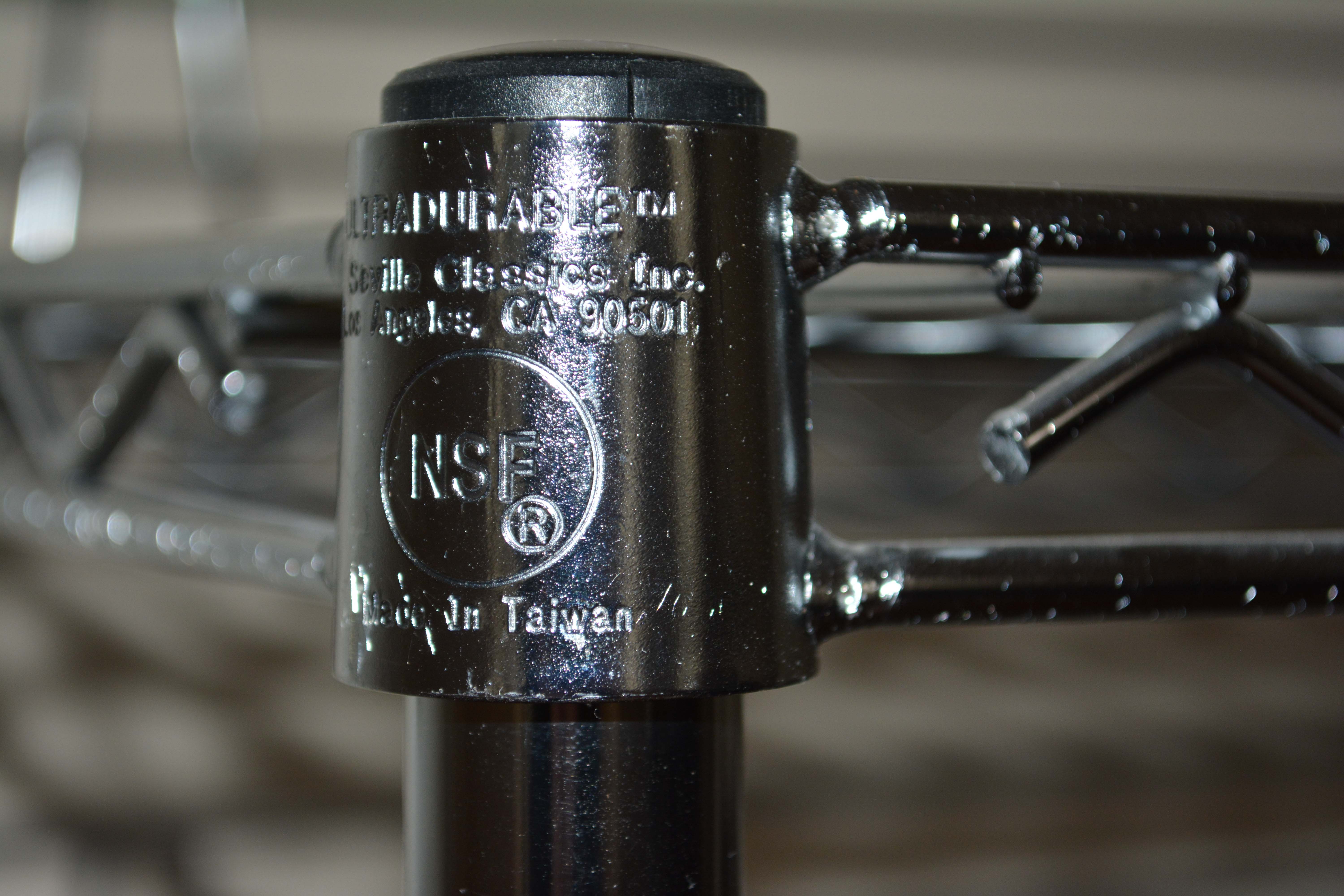 Pair of Metro Wire Rolling Shelving Units