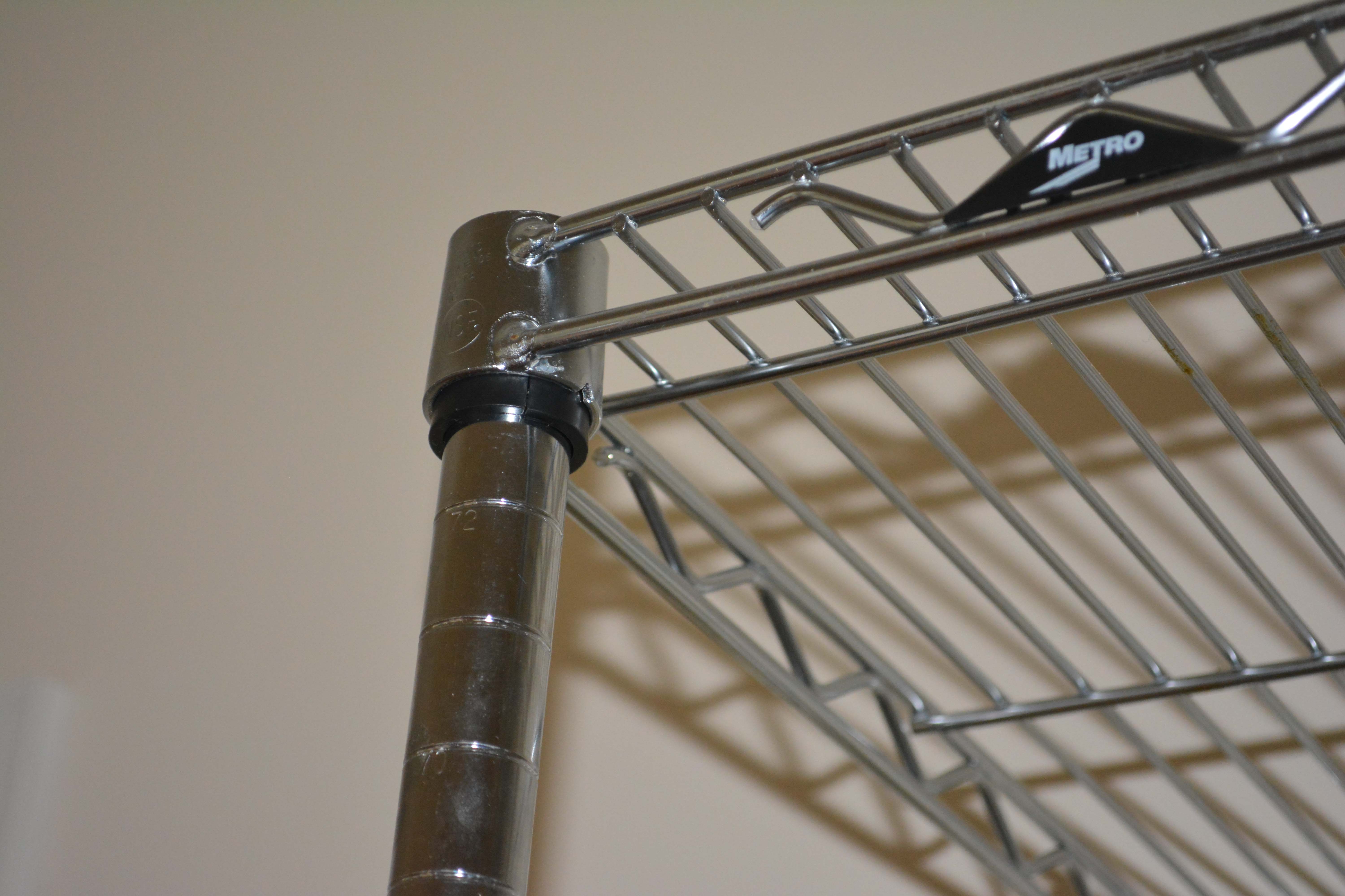 Pair of Metro Wire Rolling Shelving Units