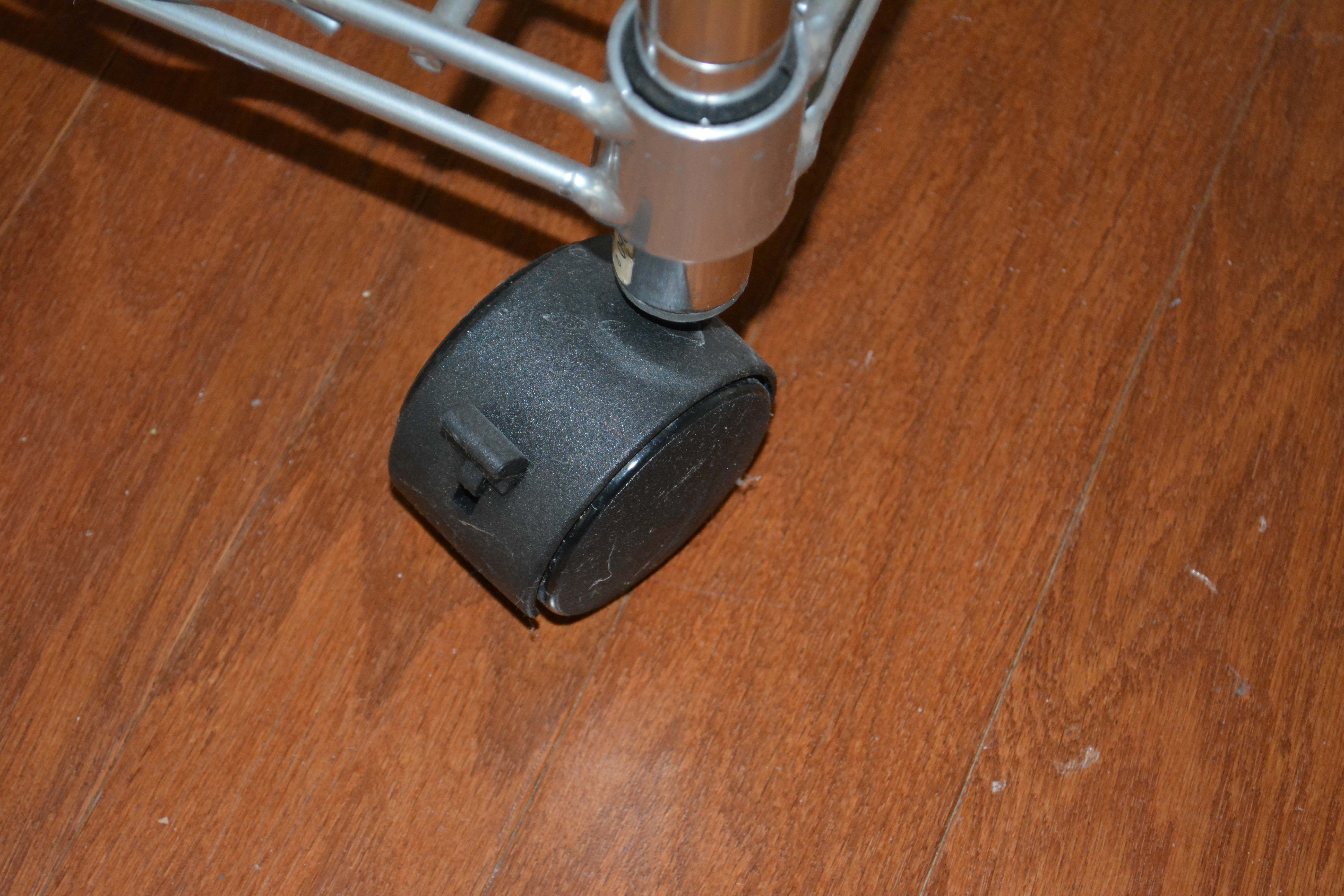 Pair of Metro Wire Rolling Shelving Units