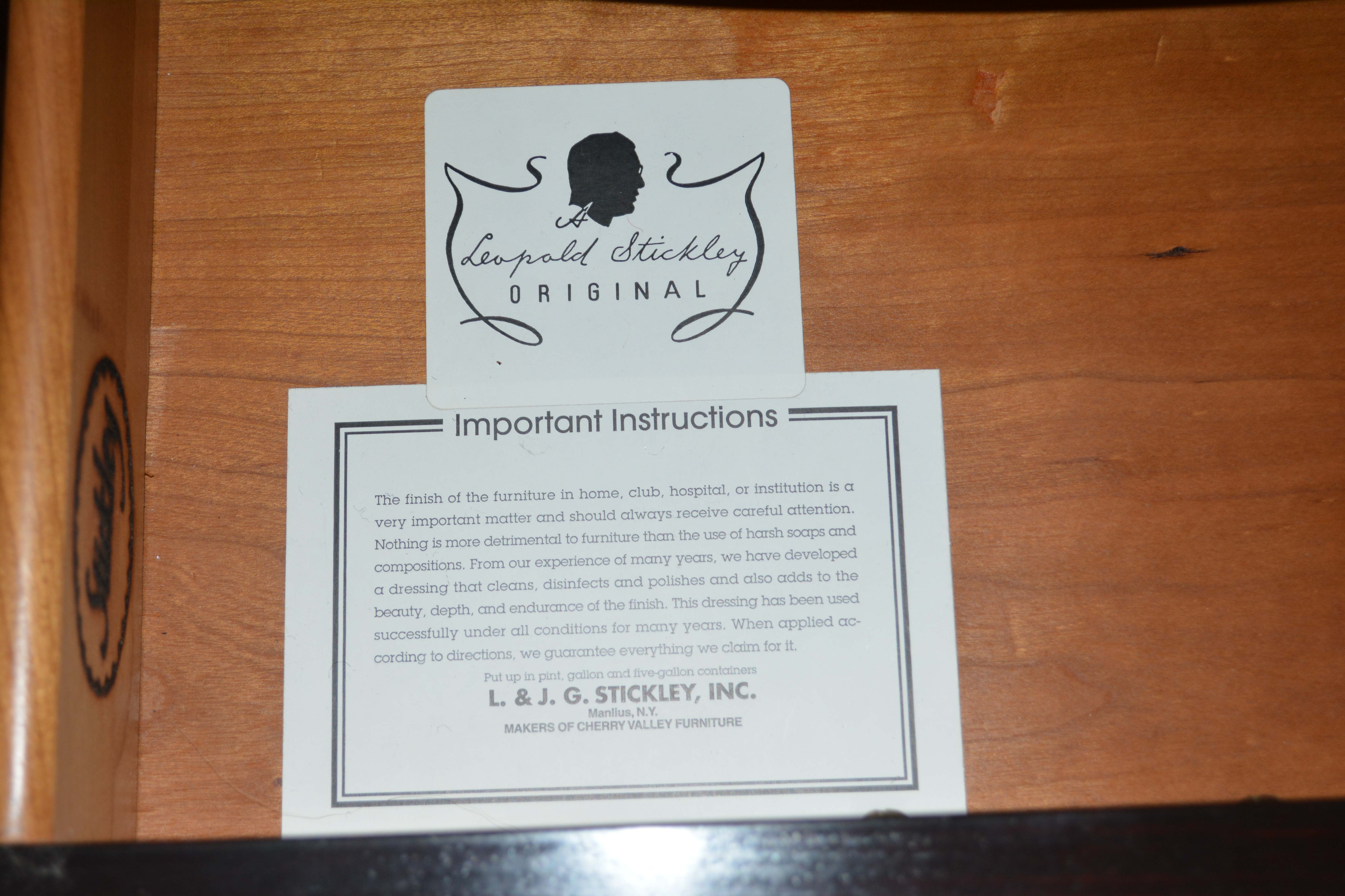 Pair of Federal Style End Tables by Stickley