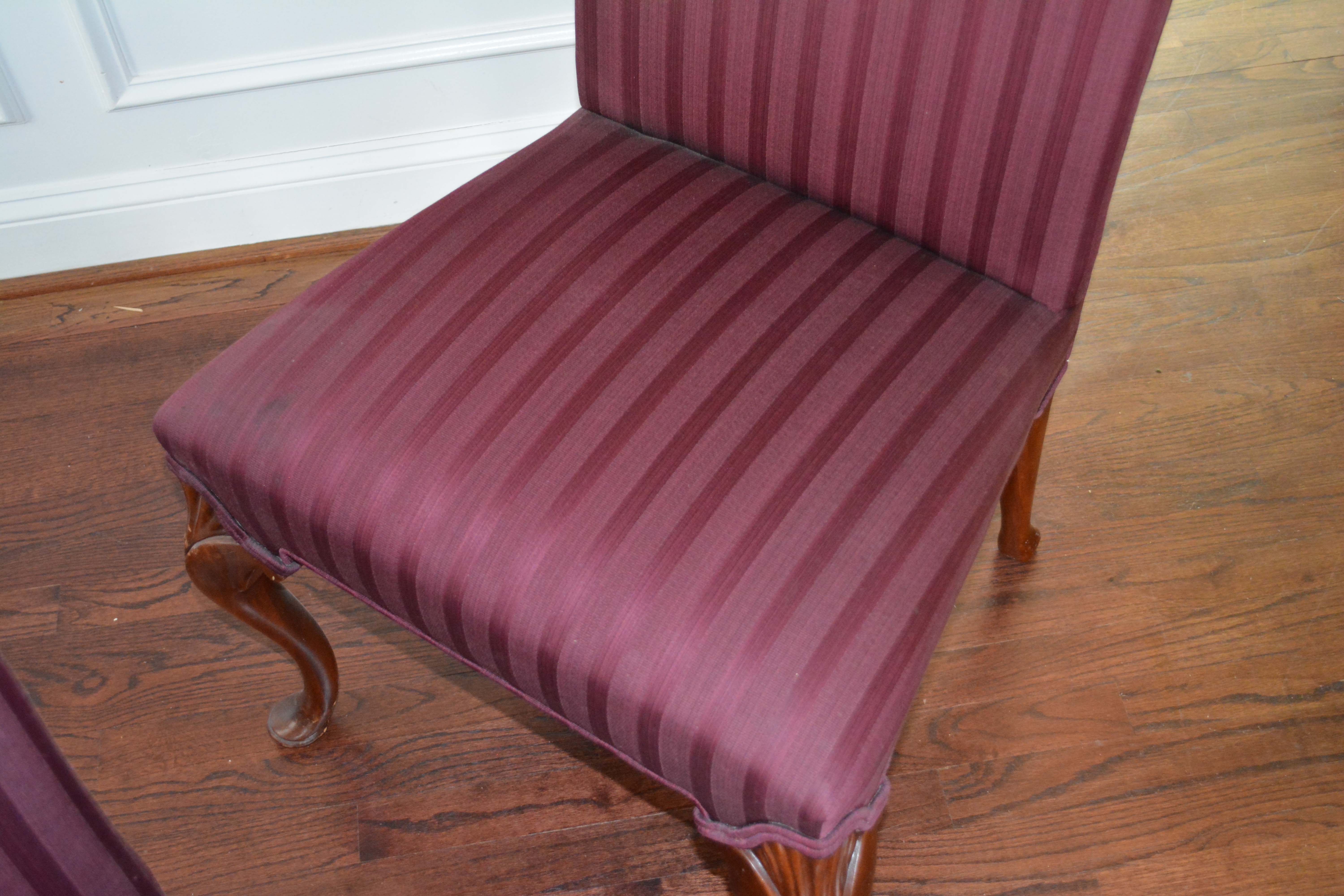 Set of Queen Anne Style Dining Chairs