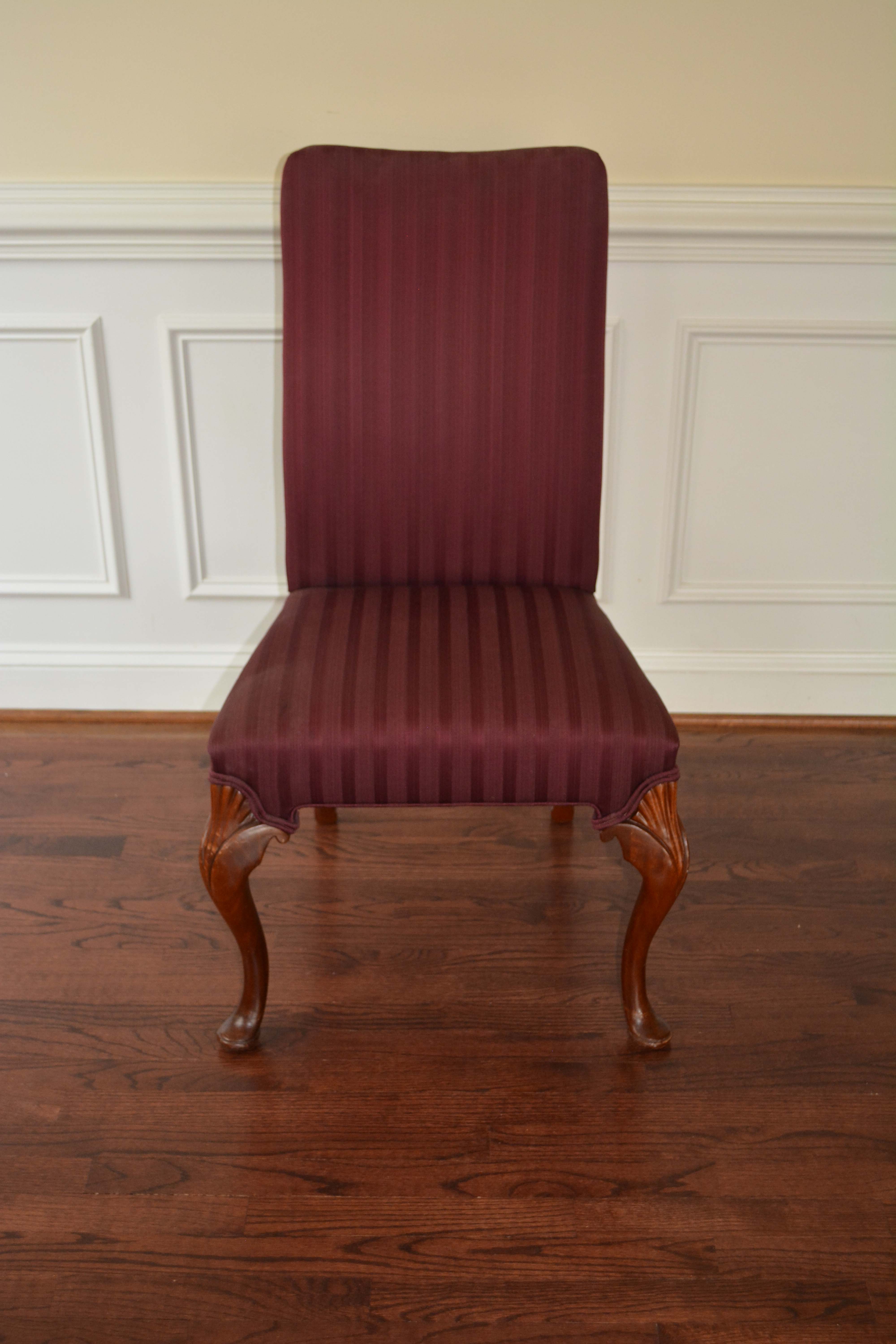Set of Queen Anne Style Dining Chairs