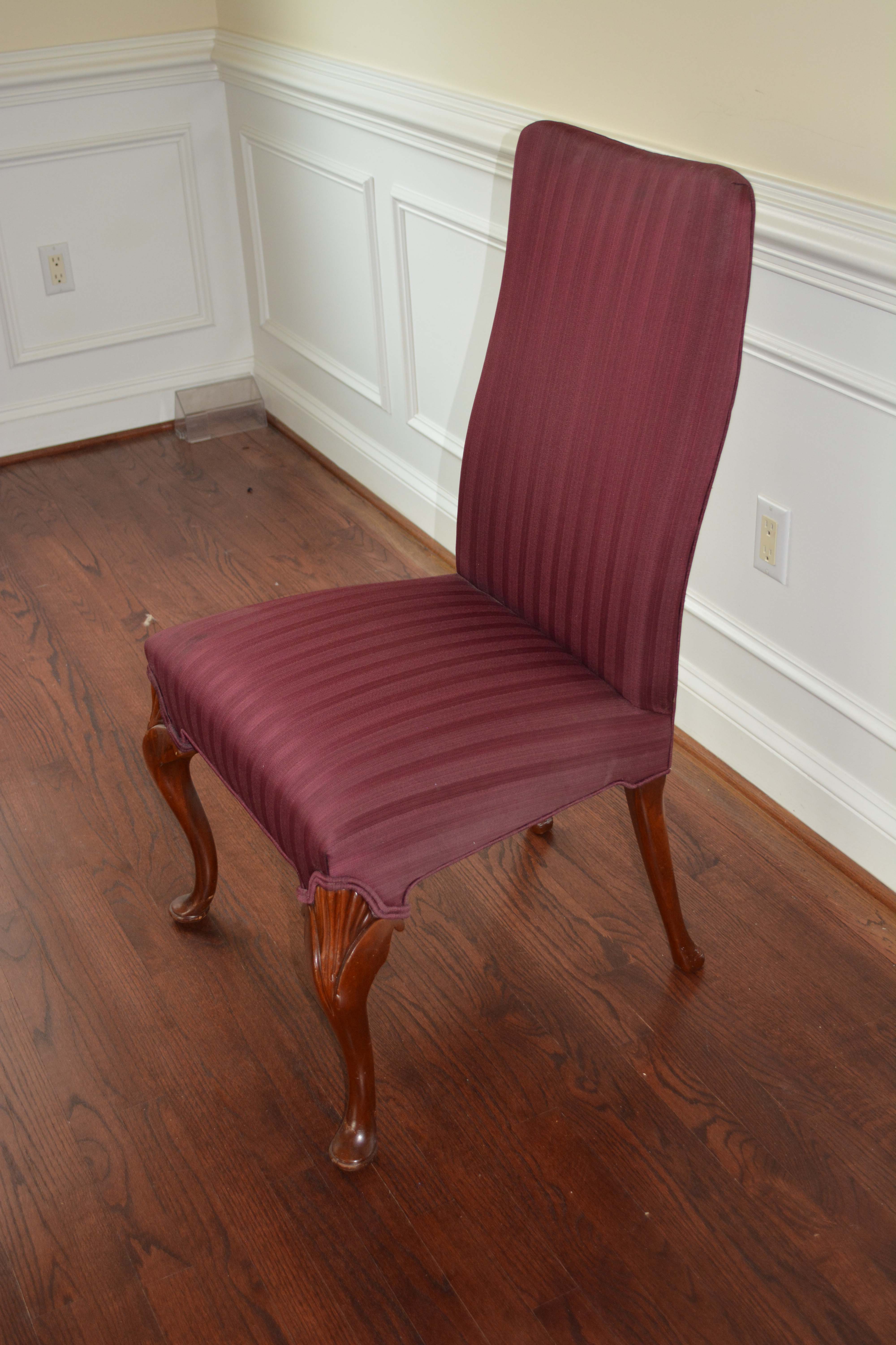 Set of Queen Anne Style Dining Chairs