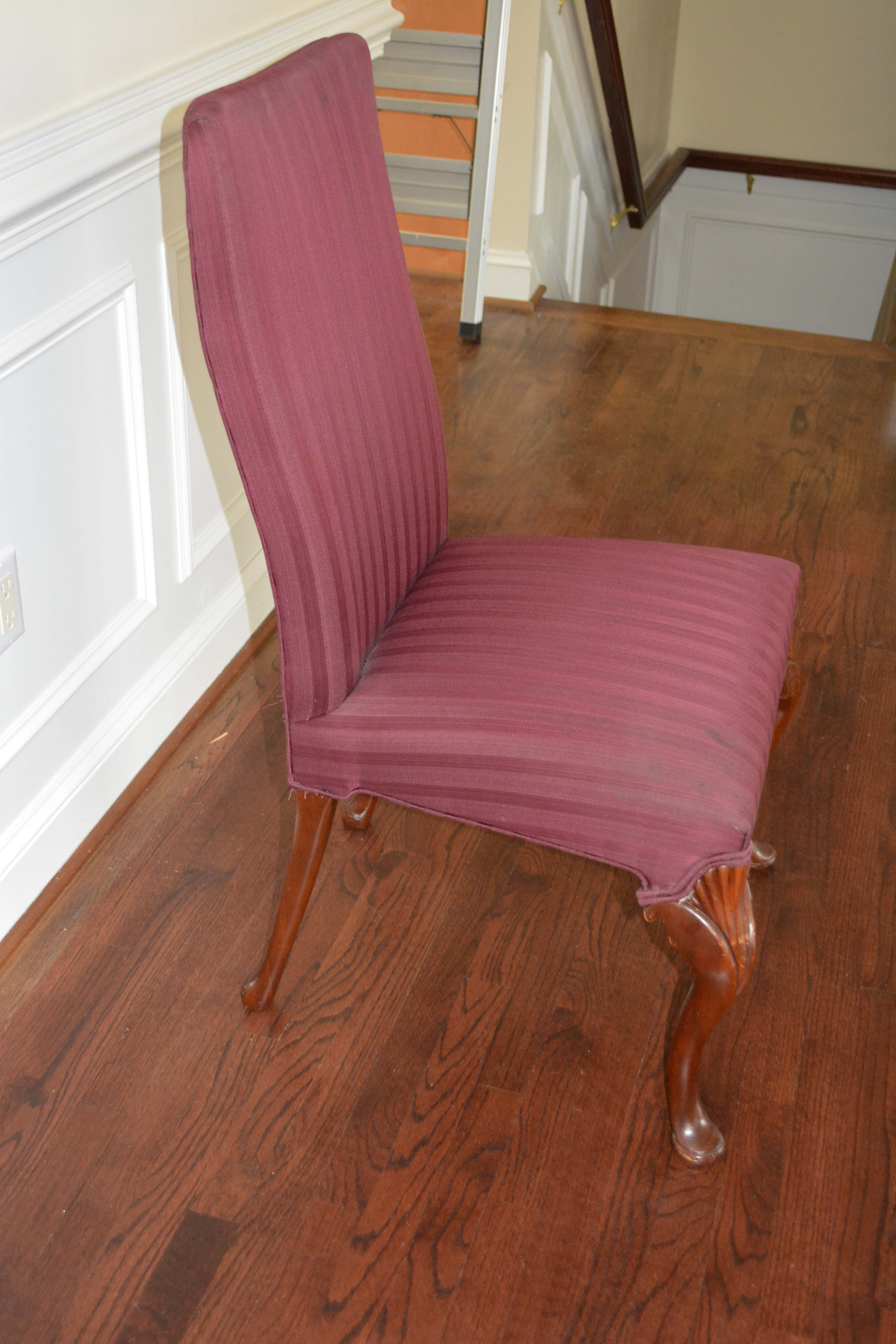 Set of Queen Anne Style Dining Chairs