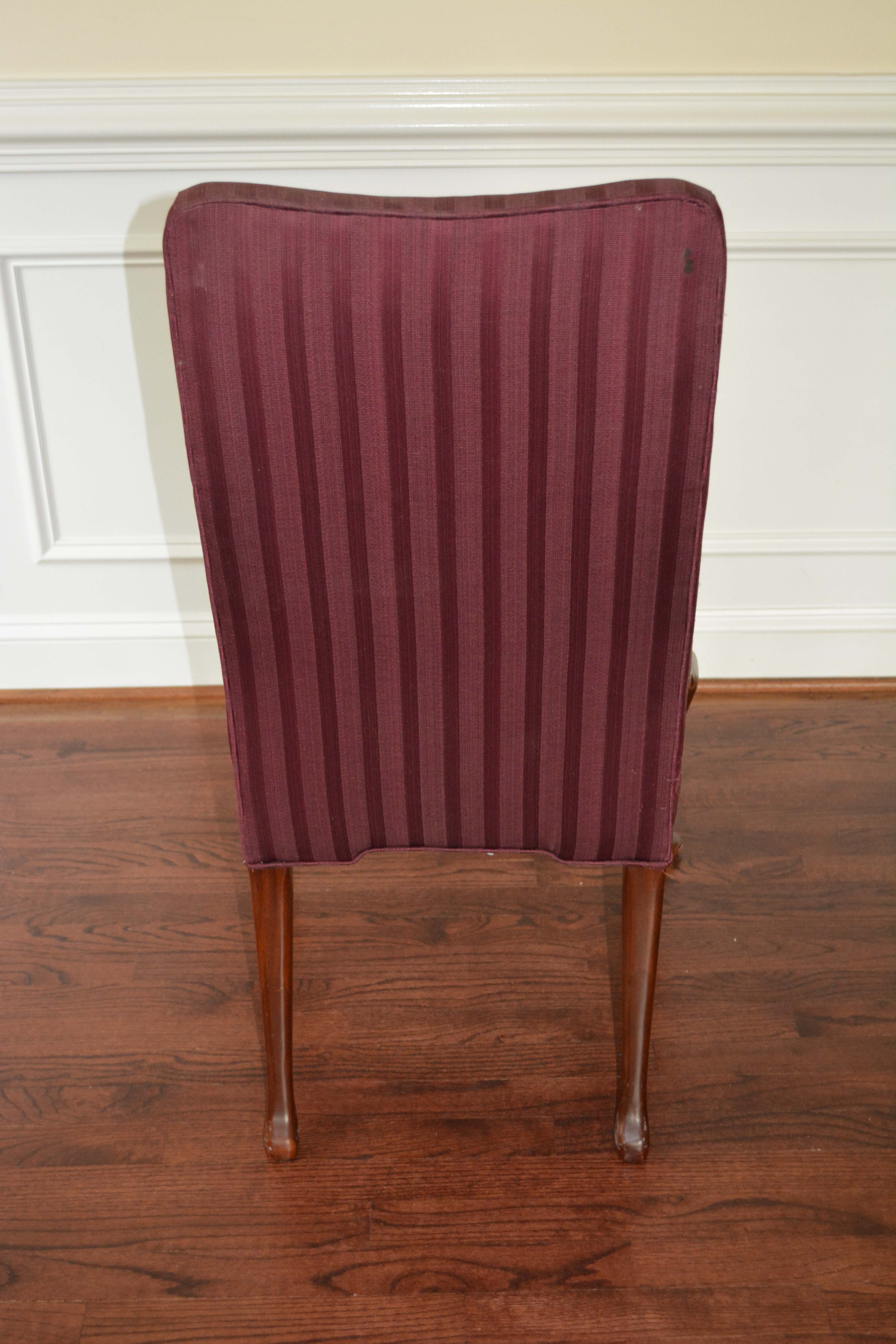 Set of Queen Anne Style Dining Chairs