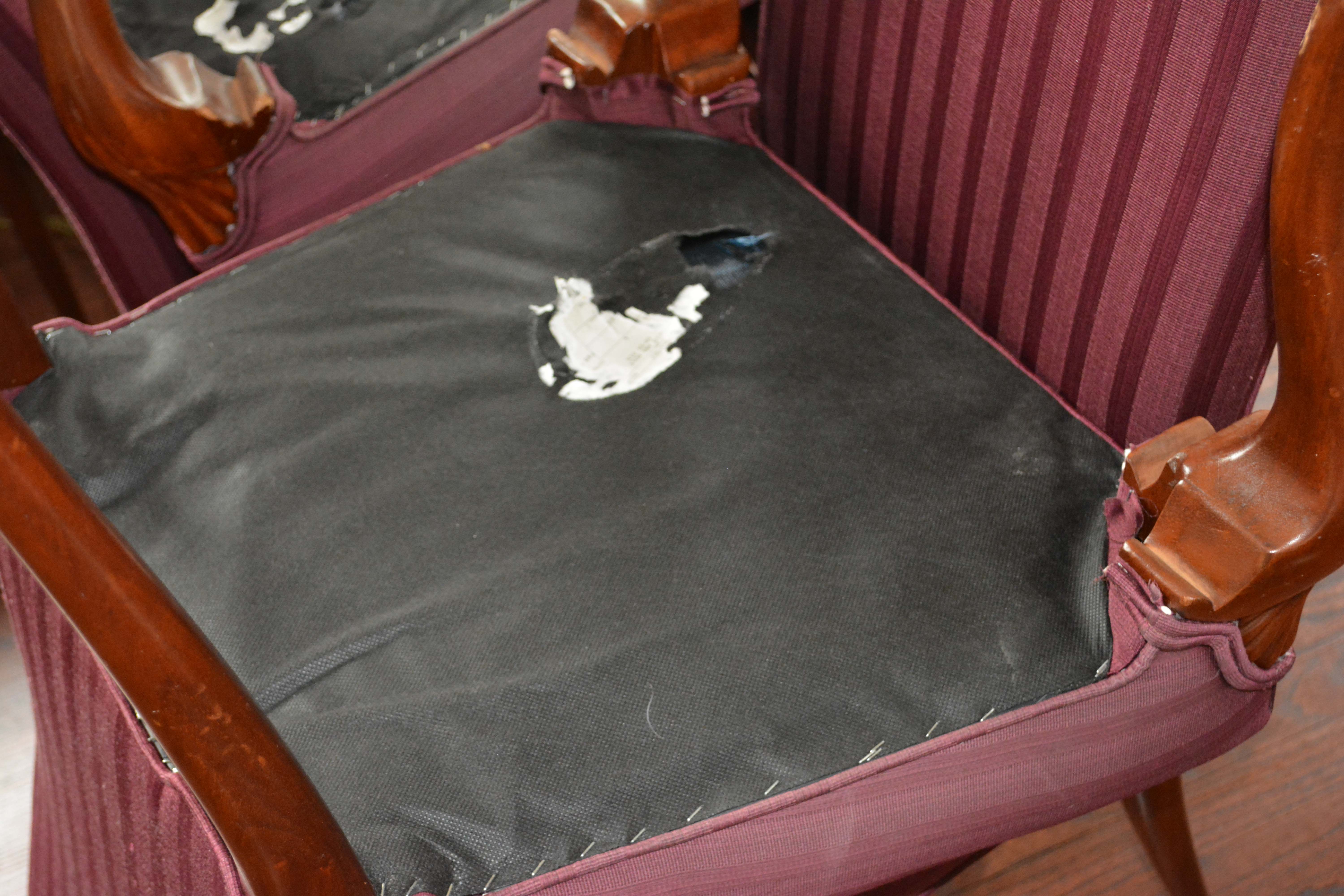 Set of Queen Anne Style Dining Chairs