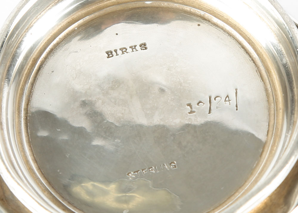 Vintage Birks Sterling Silver Baby Cup and Webster Rattle