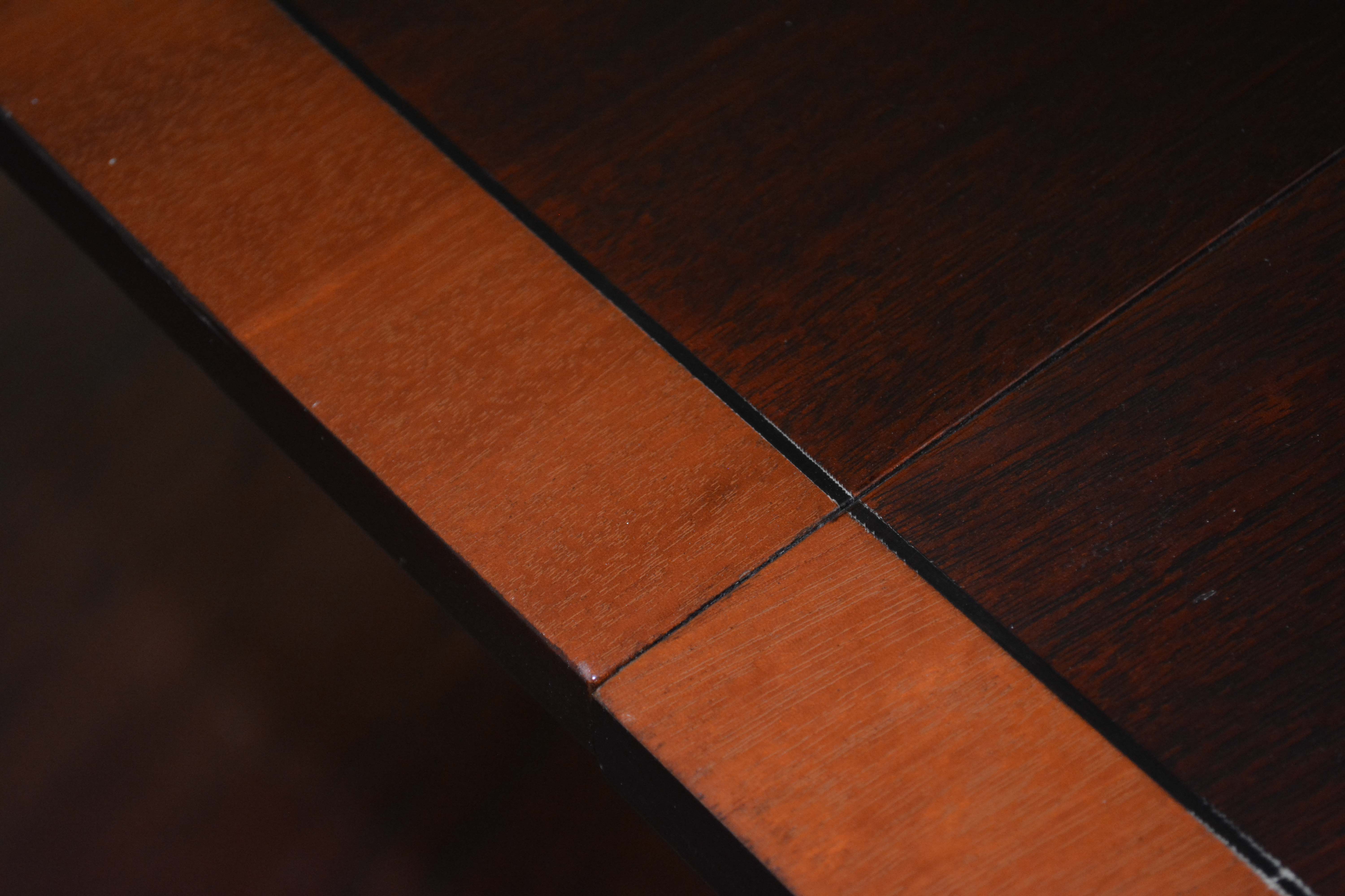 Stickley Mahogany Clipped Corner Dining Table