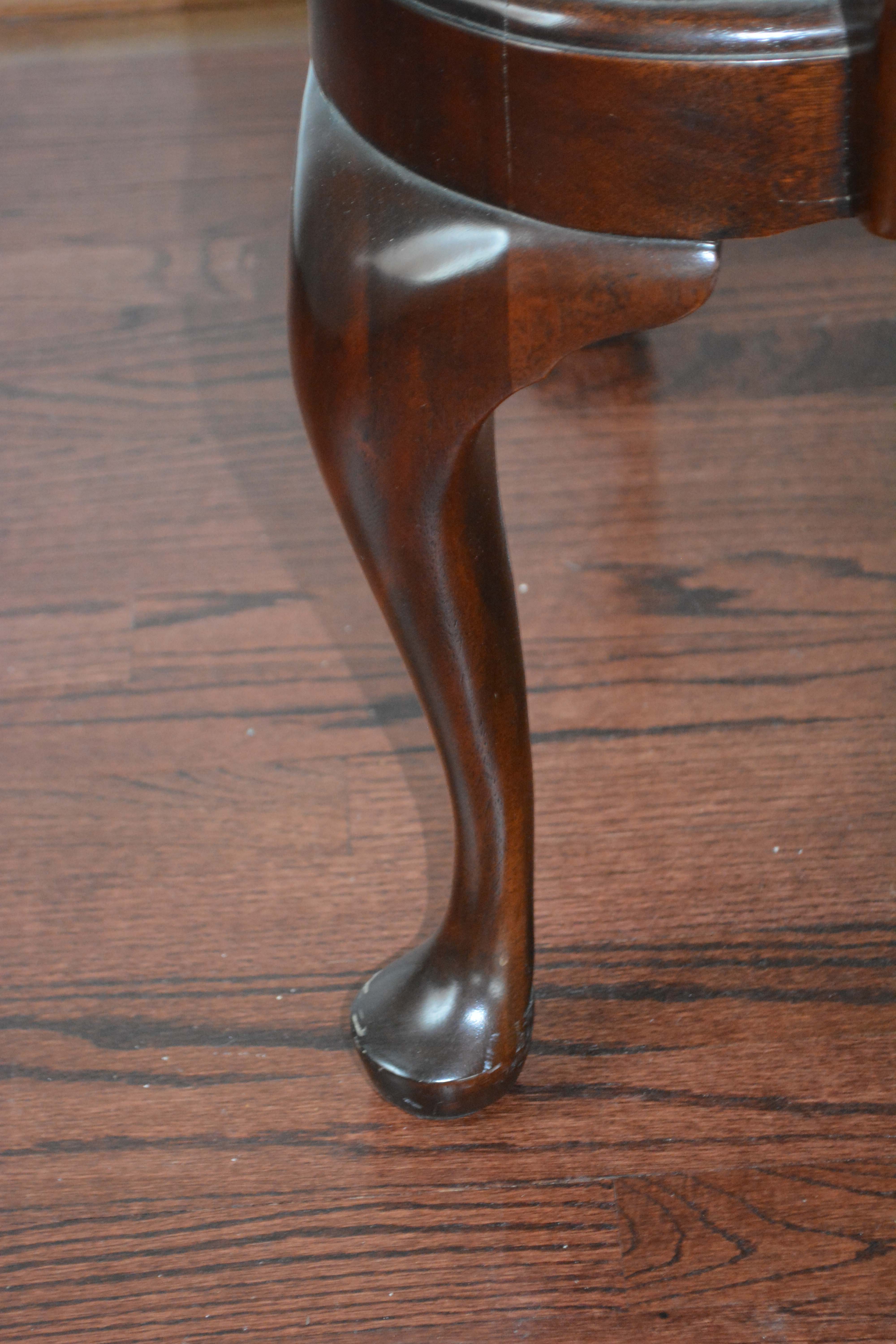 Pair of Queen Anne Style Armchairs by Stickley