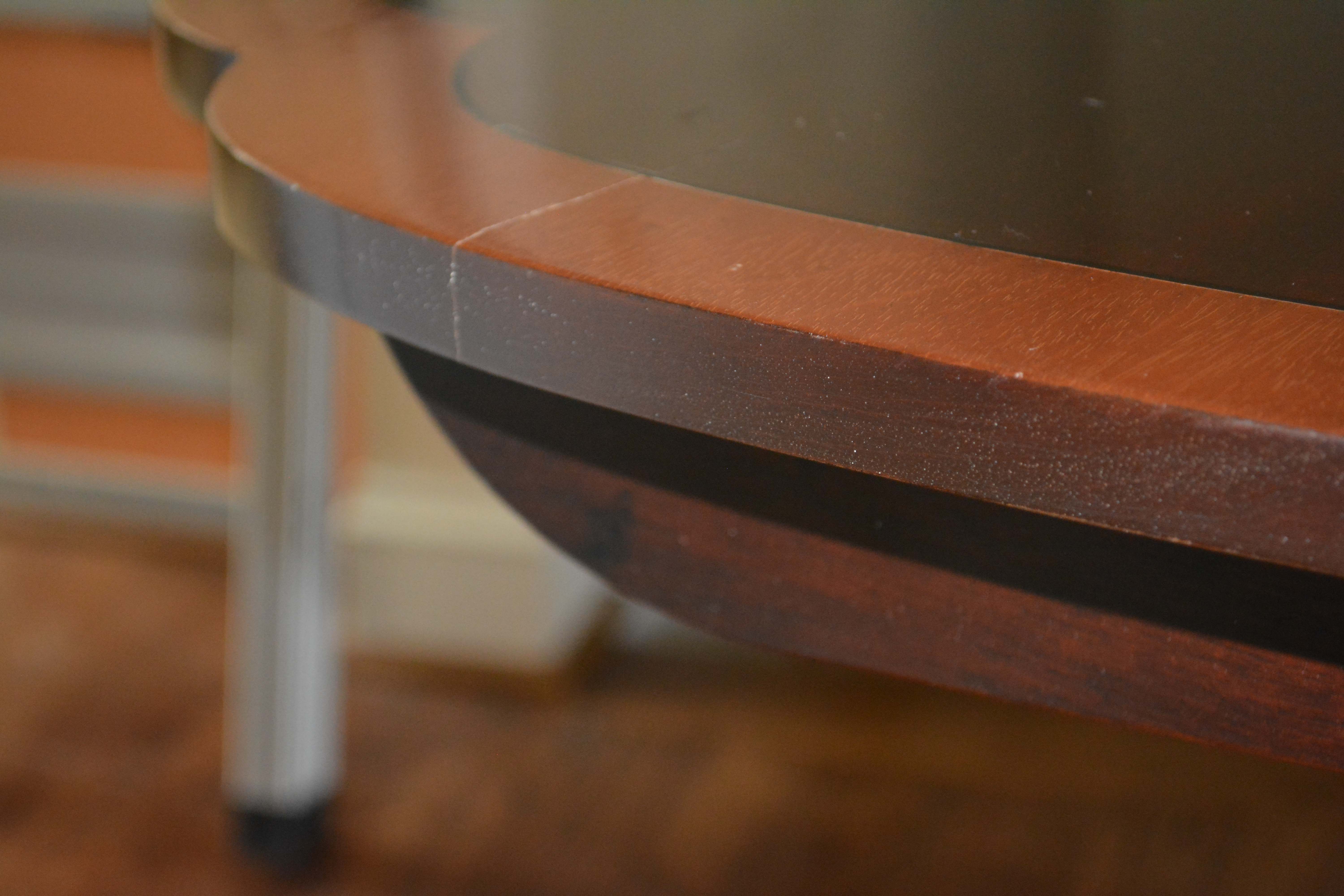 Stickley Mahogany Clipped Corner Dining Table