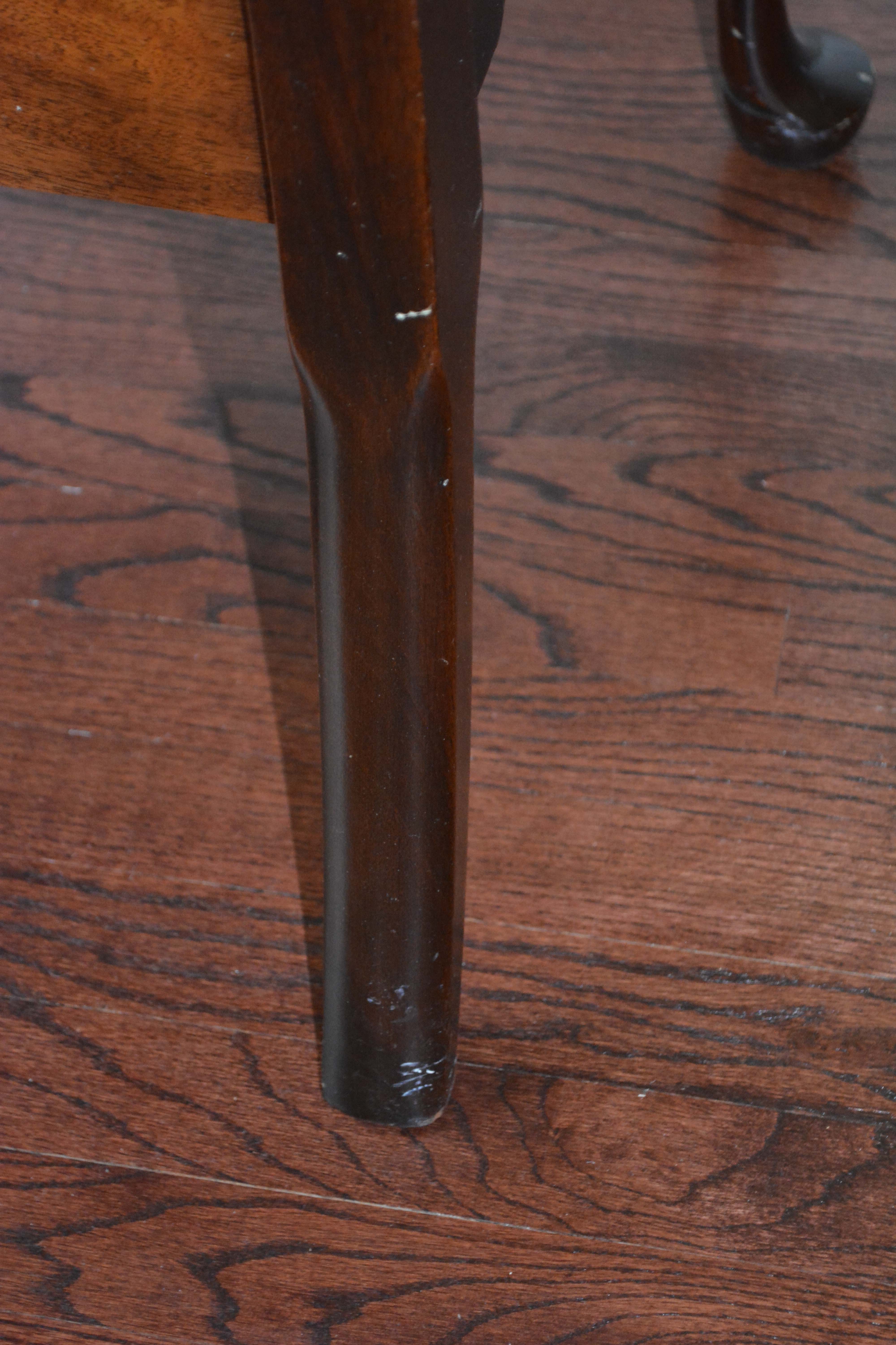 Pair of Queen Anne Style Armchairs by Stickley