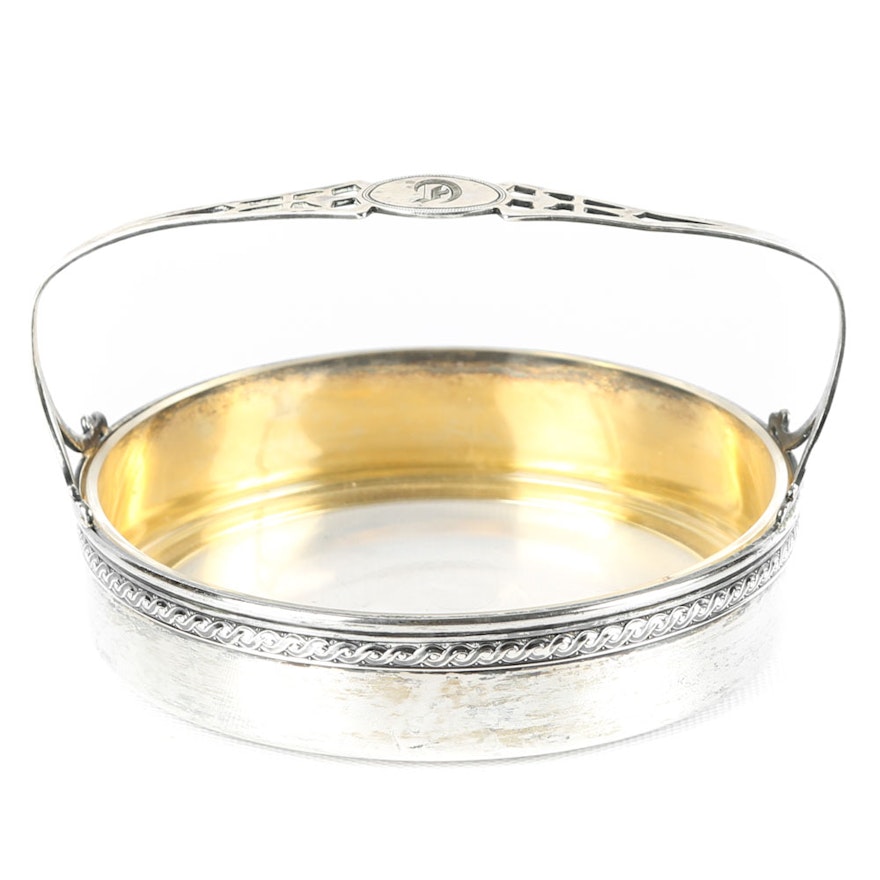 Sterling Silver Basket-Style Candy Dish