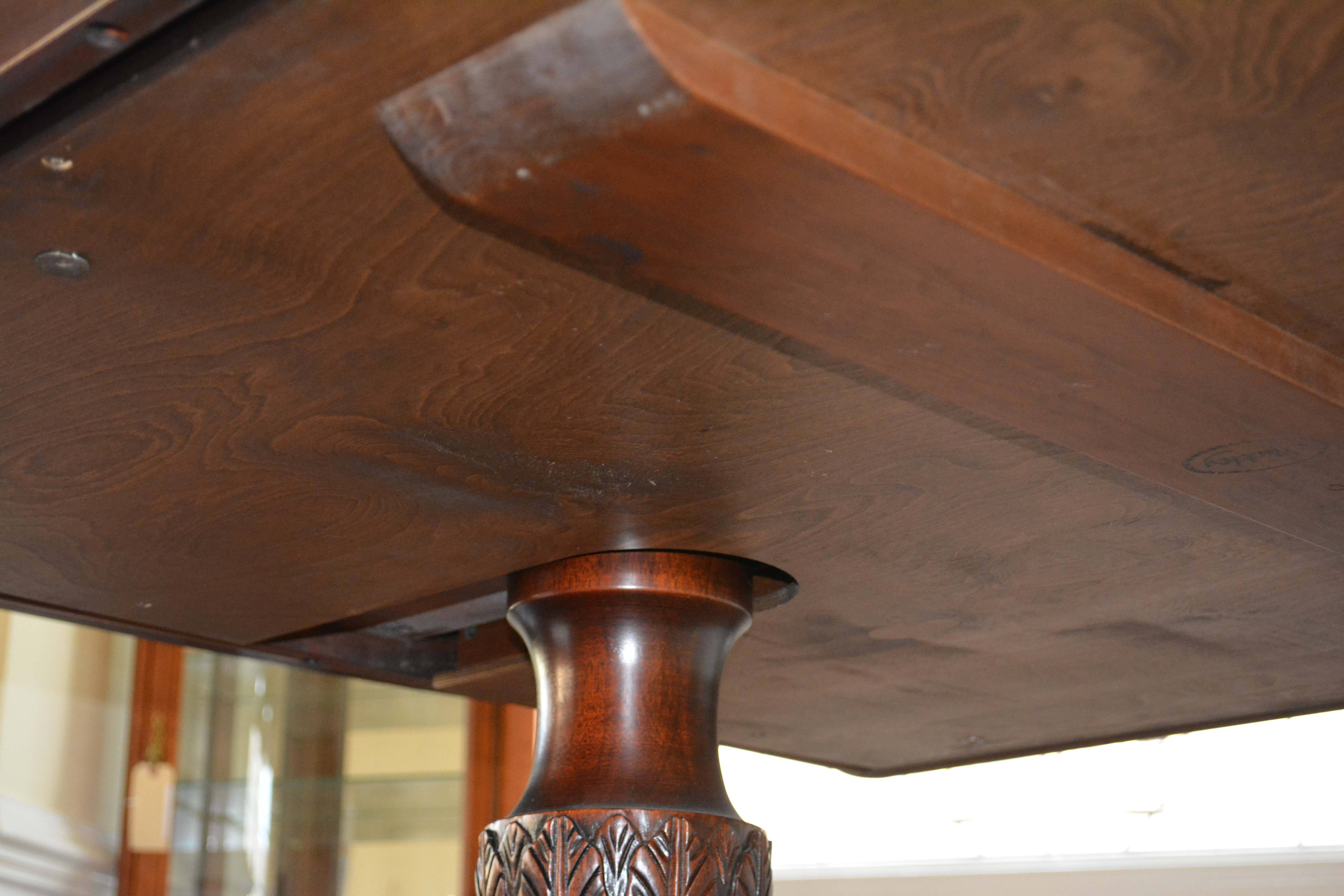 Stickley Mahogany Clipped Corner Dining Table