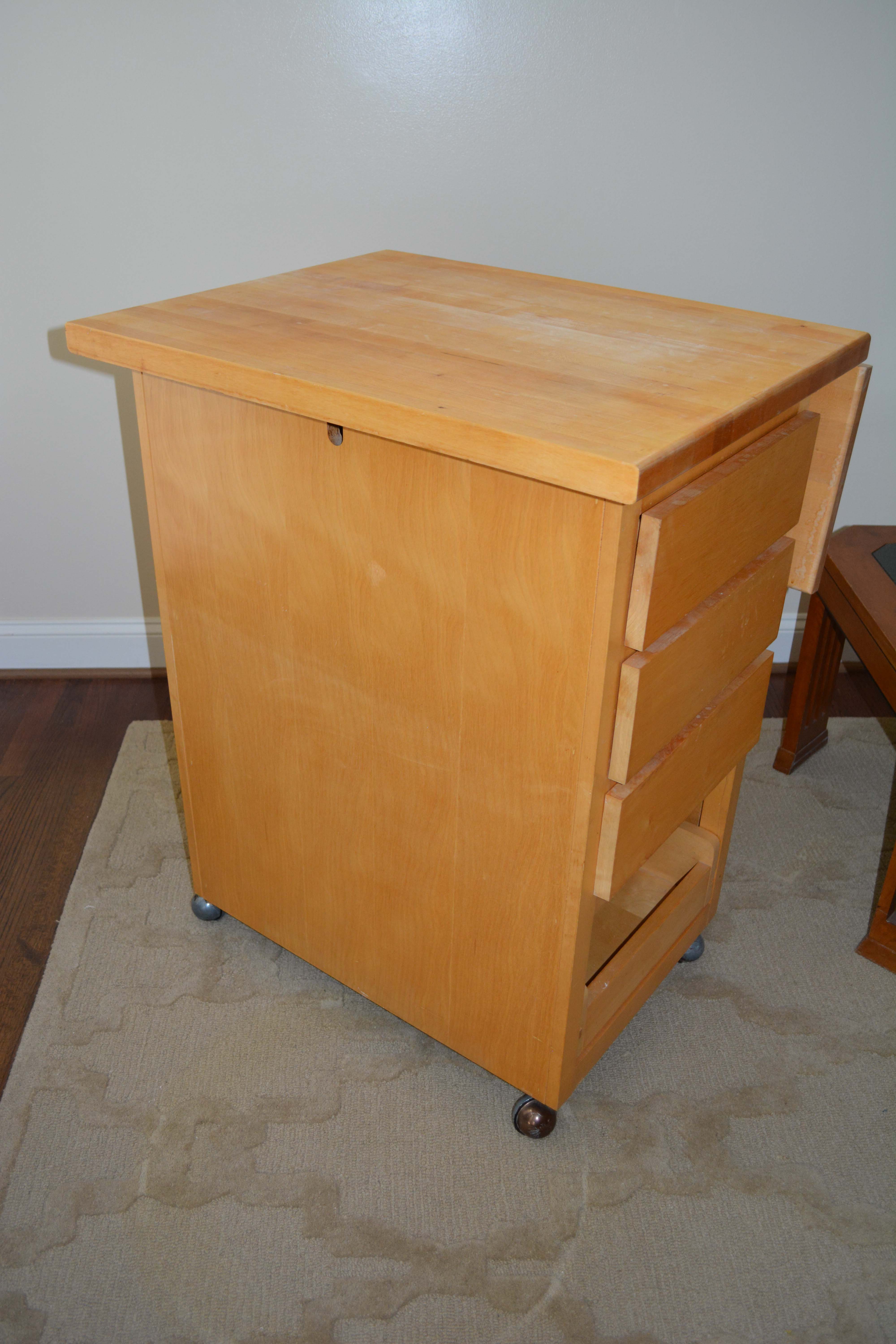 Mobile Kitchen Island by Le Gourmand