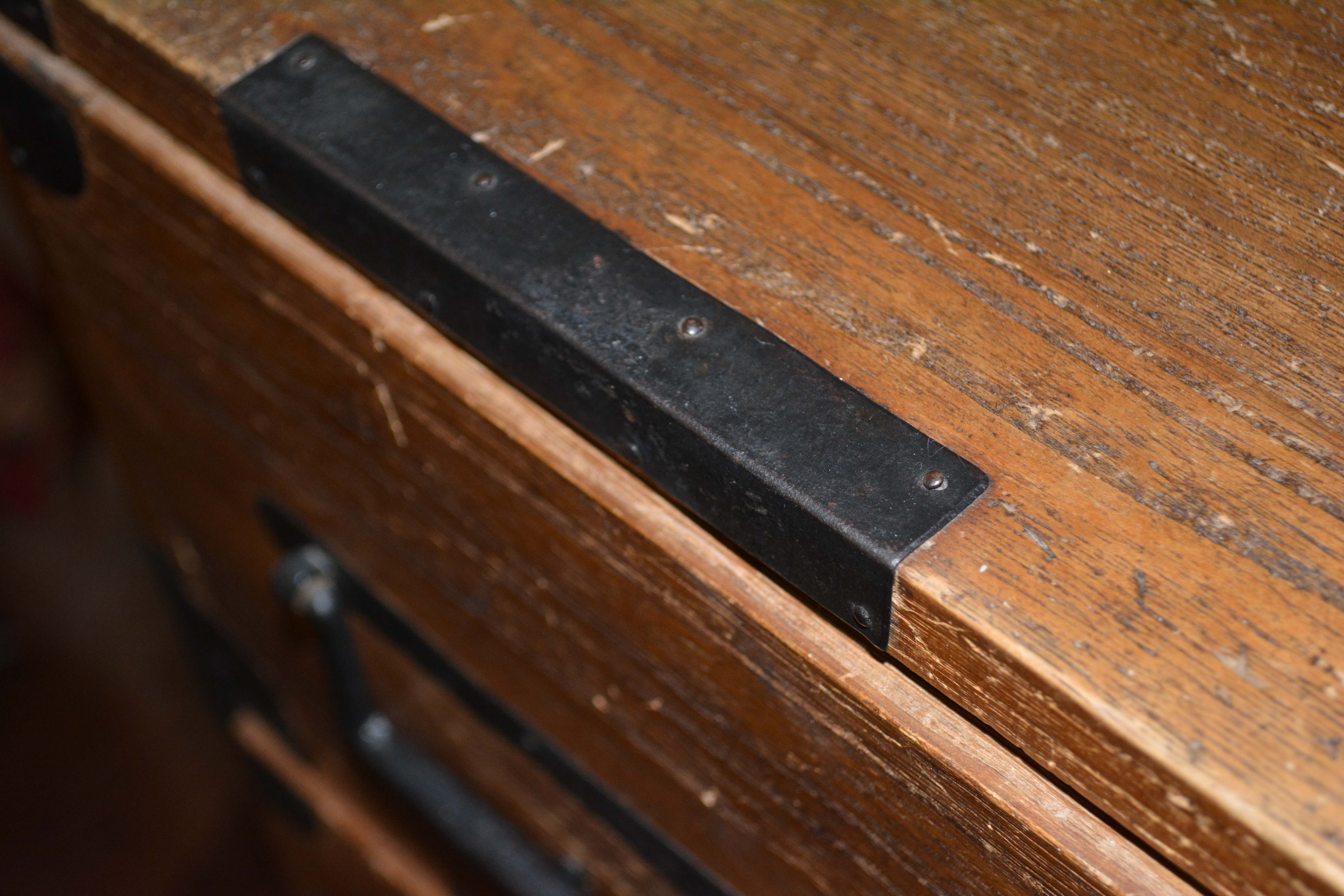 Antique Japanese Stacking Campaign Chests