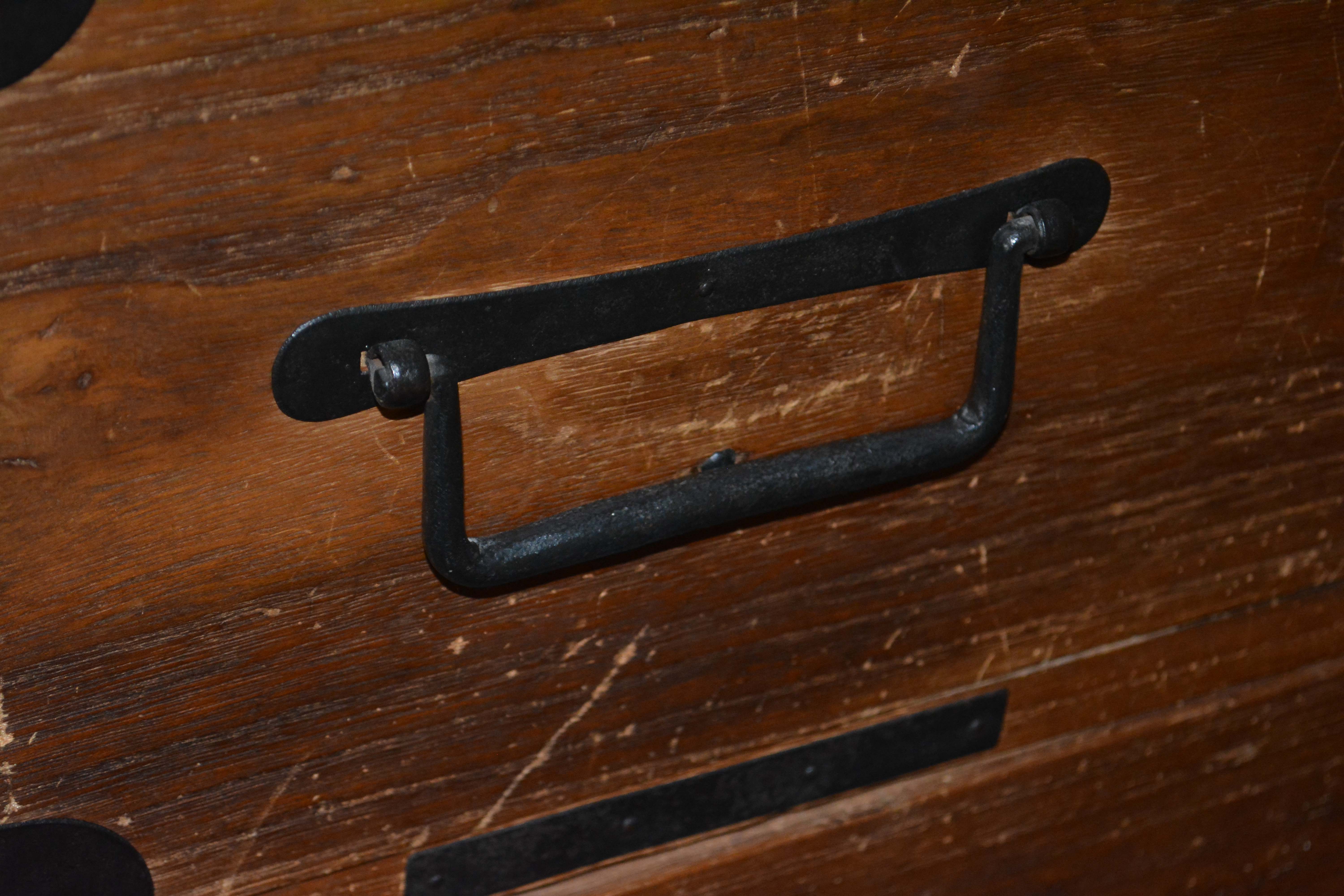 Antique Japanese Stacking Campaign Chests