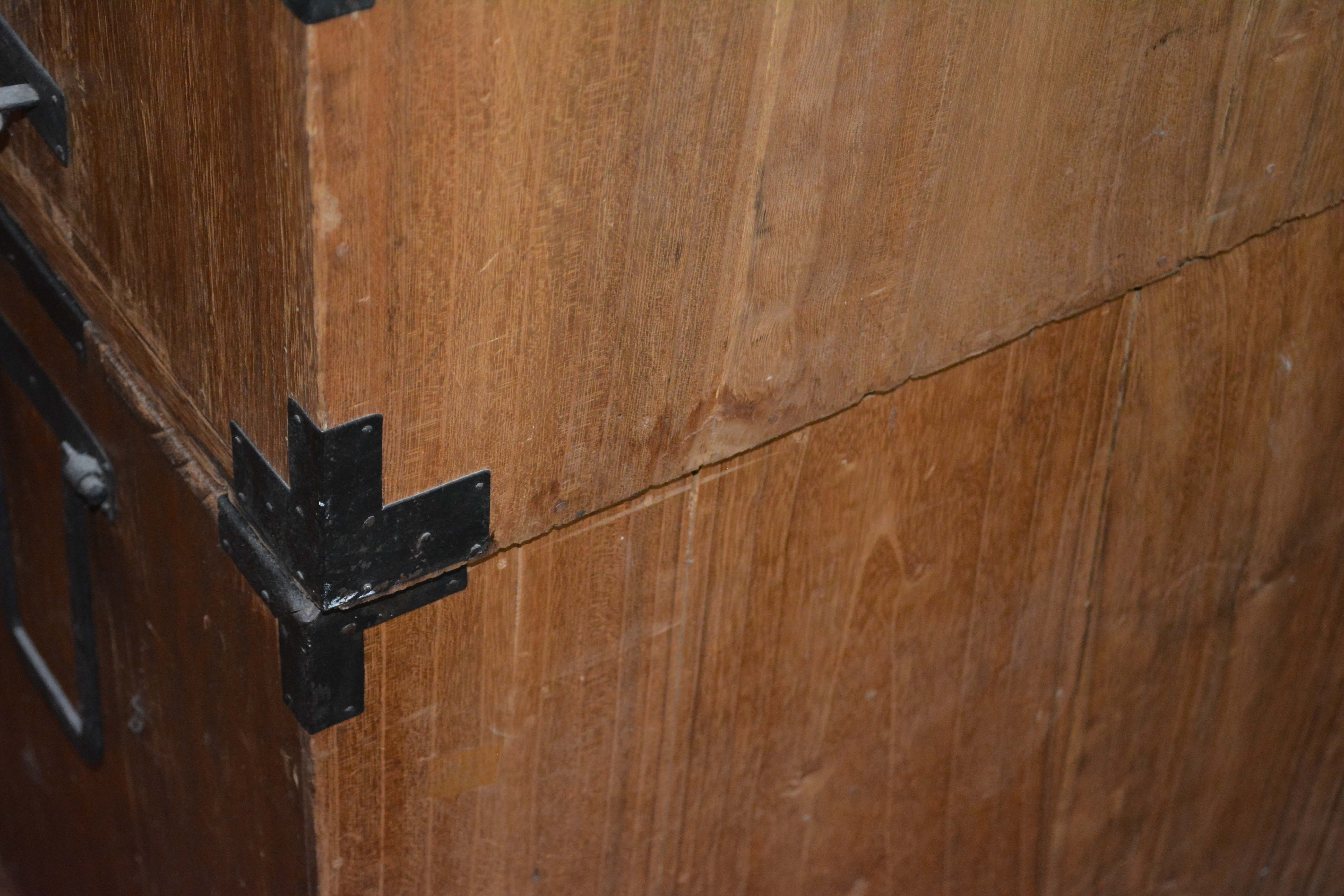 Antique Japanese Stacking Campaign Chests