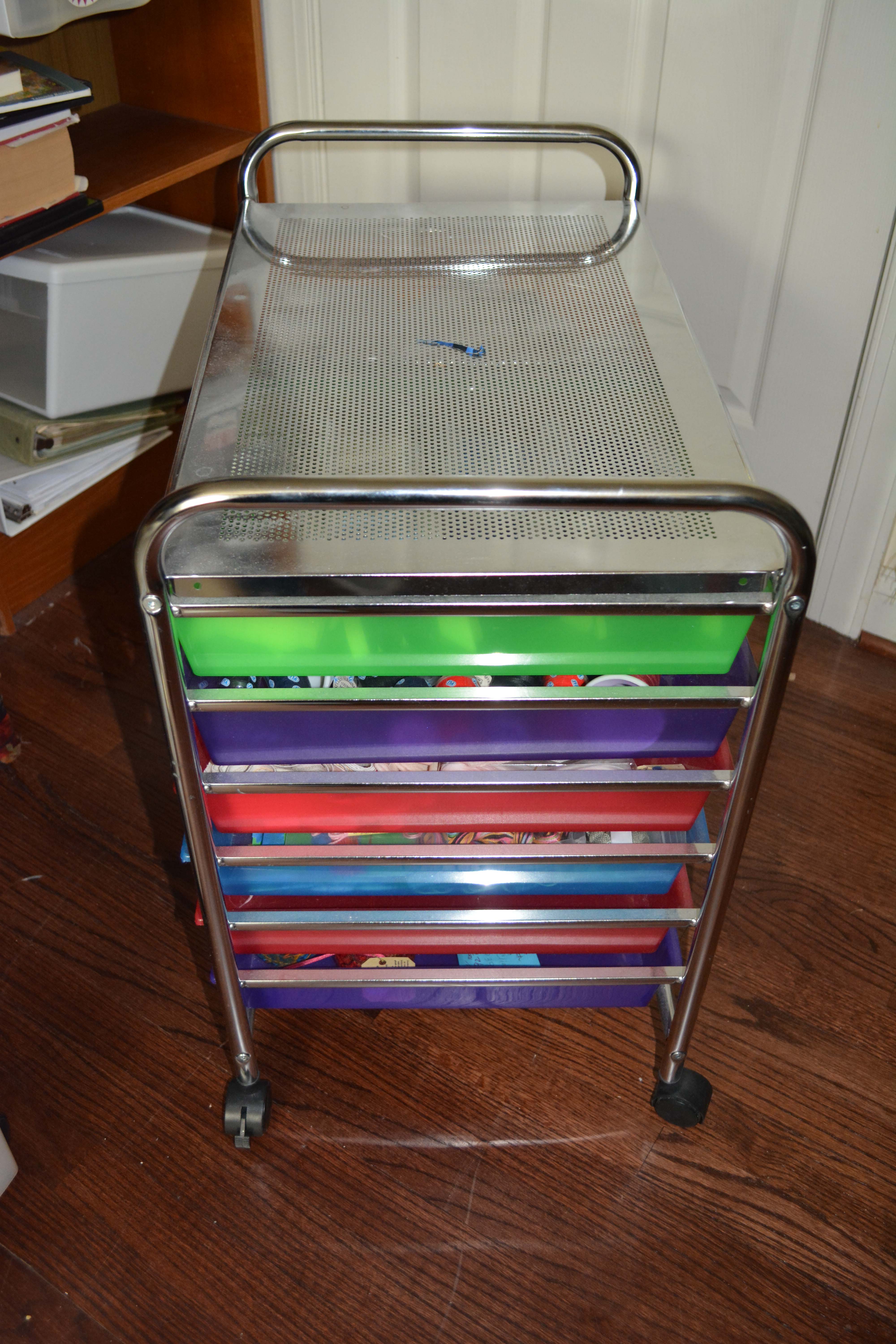 Rolling Storage Carts of Thread