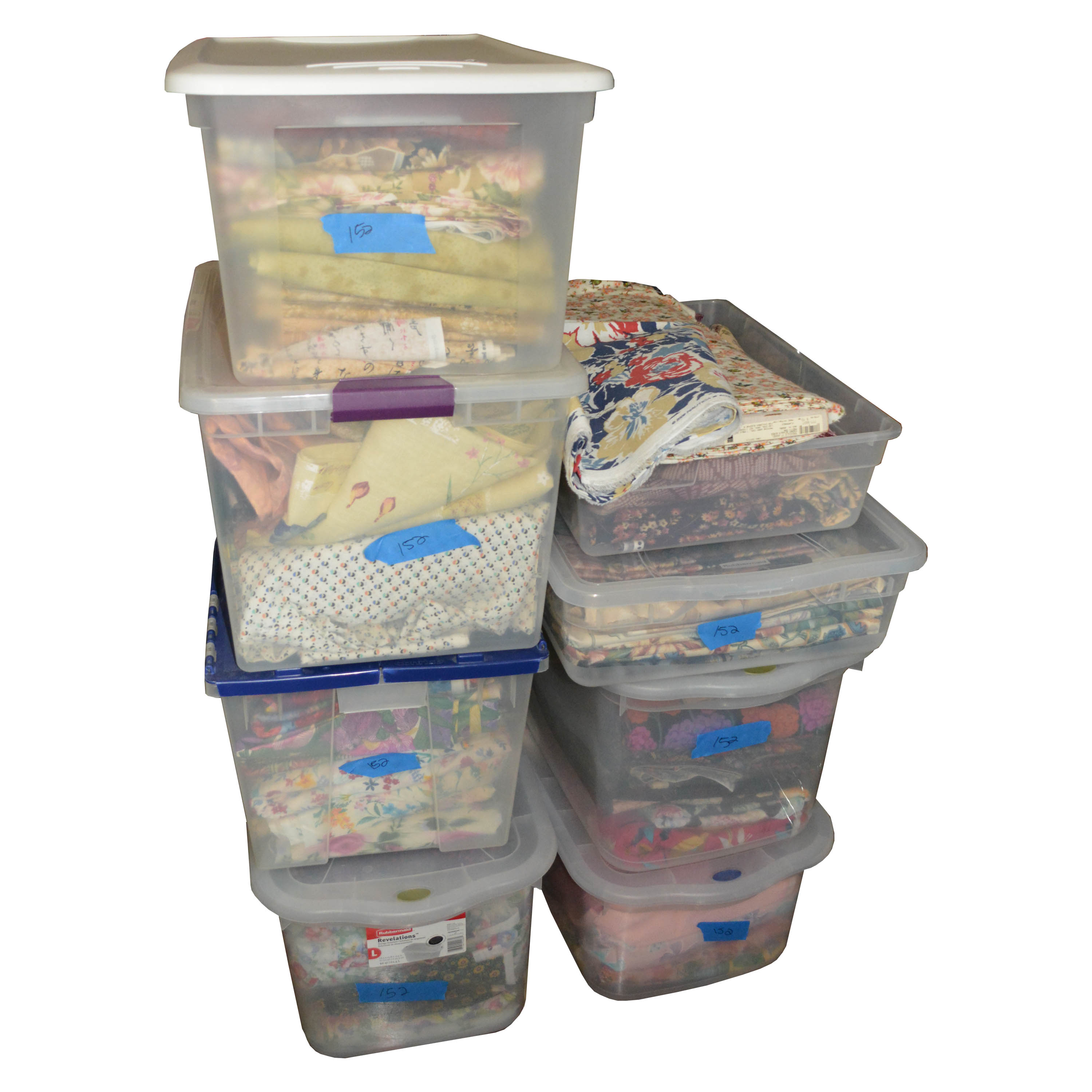 Collection of Floral Printed Fabrics