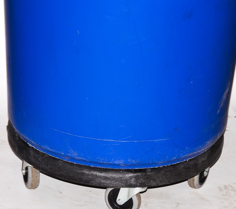 Two ULINE Trash Cans