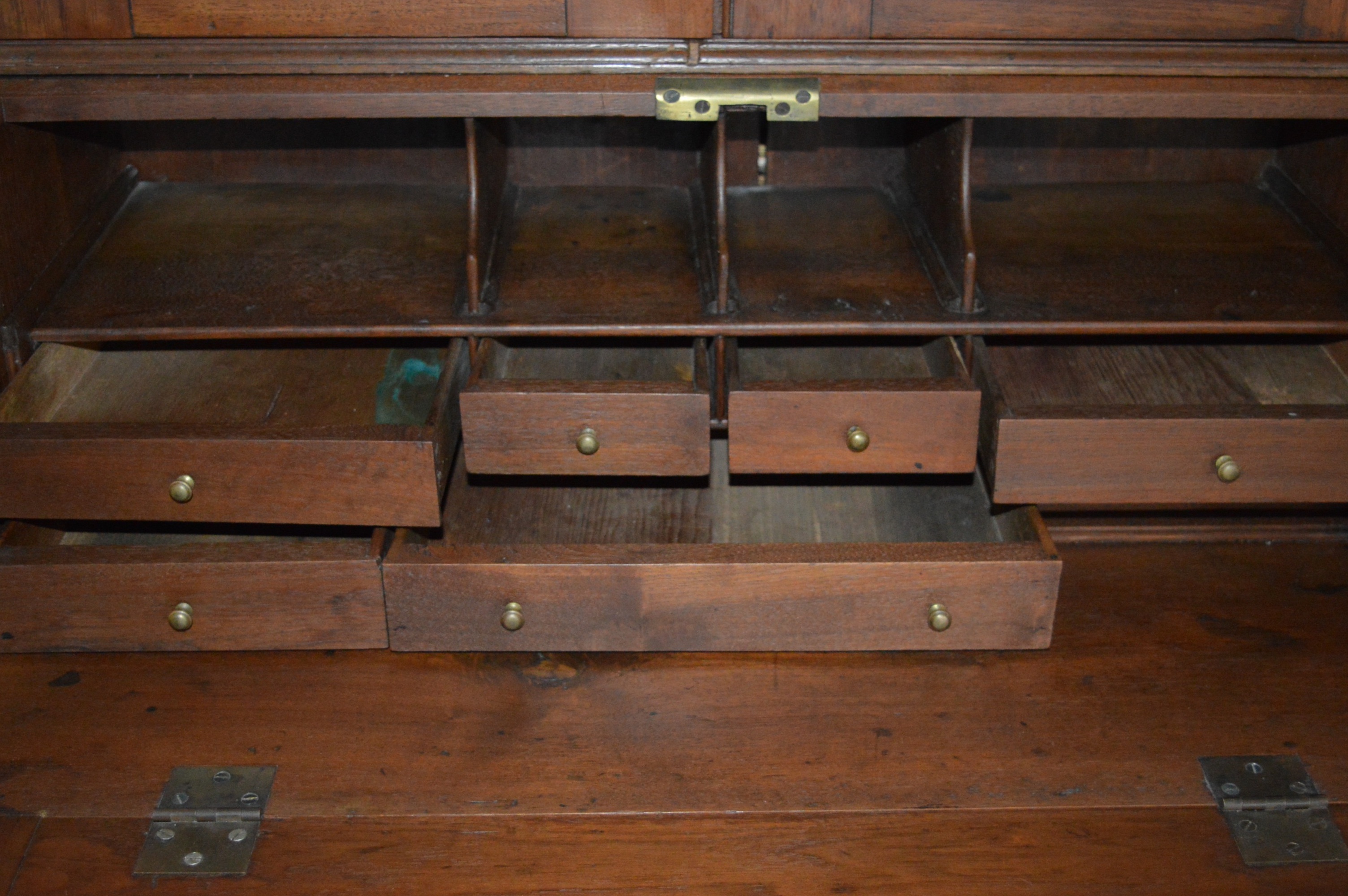 Antique Federal Style Walnut Secretary Desk