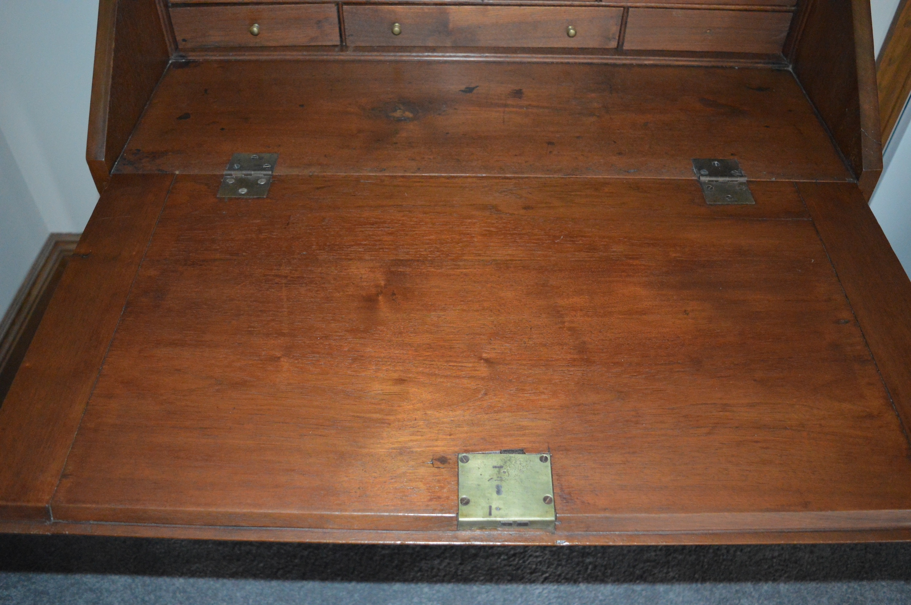 Antique Federal Style Walnut Secretary Desk