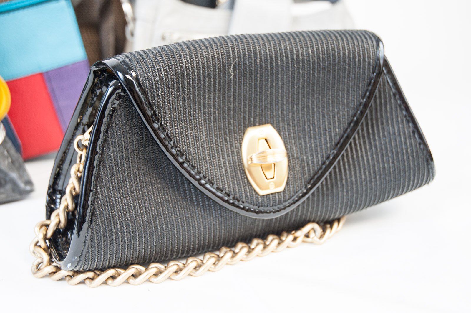 Assortment of Women's Handbags Including Tory Burch