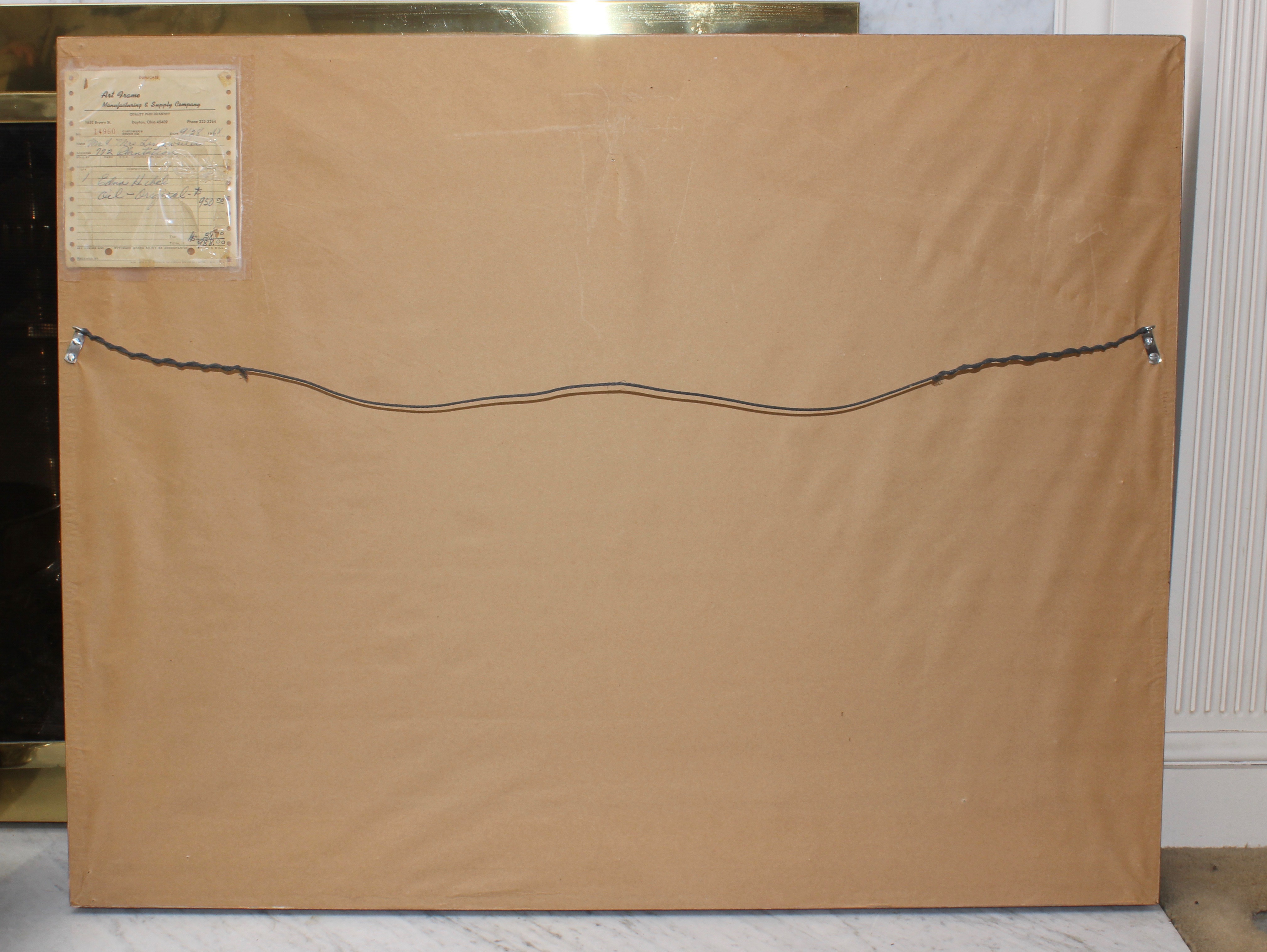 Original Signed Edna Hibel Oil on Silk