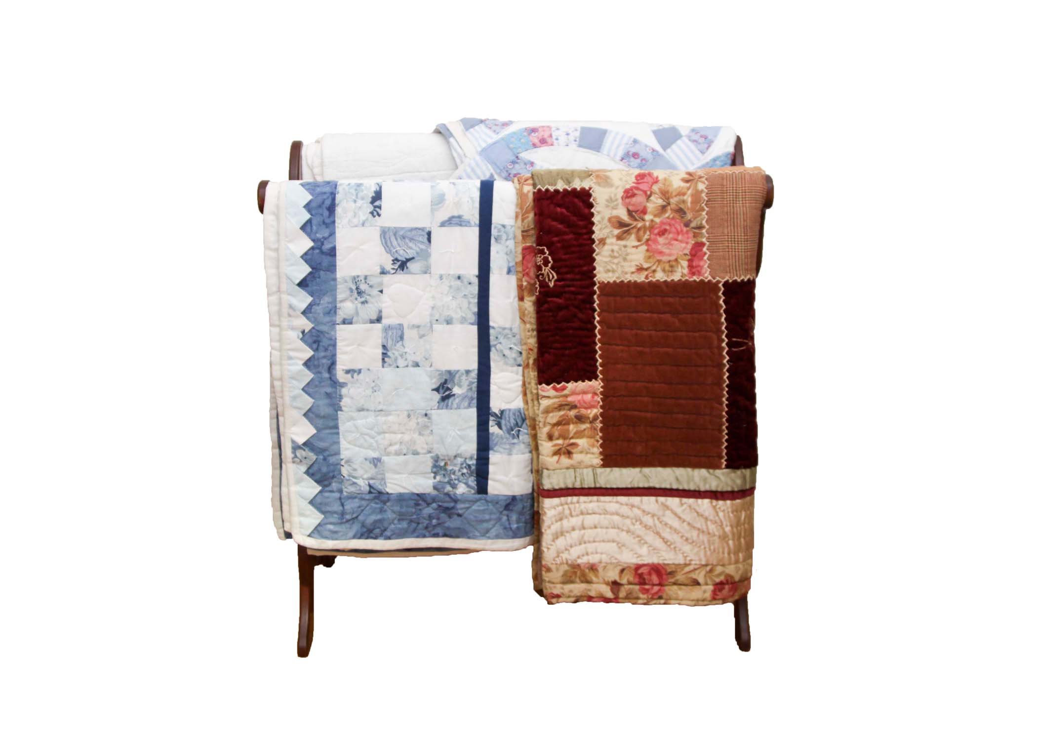 Quilt Stand and Quilts