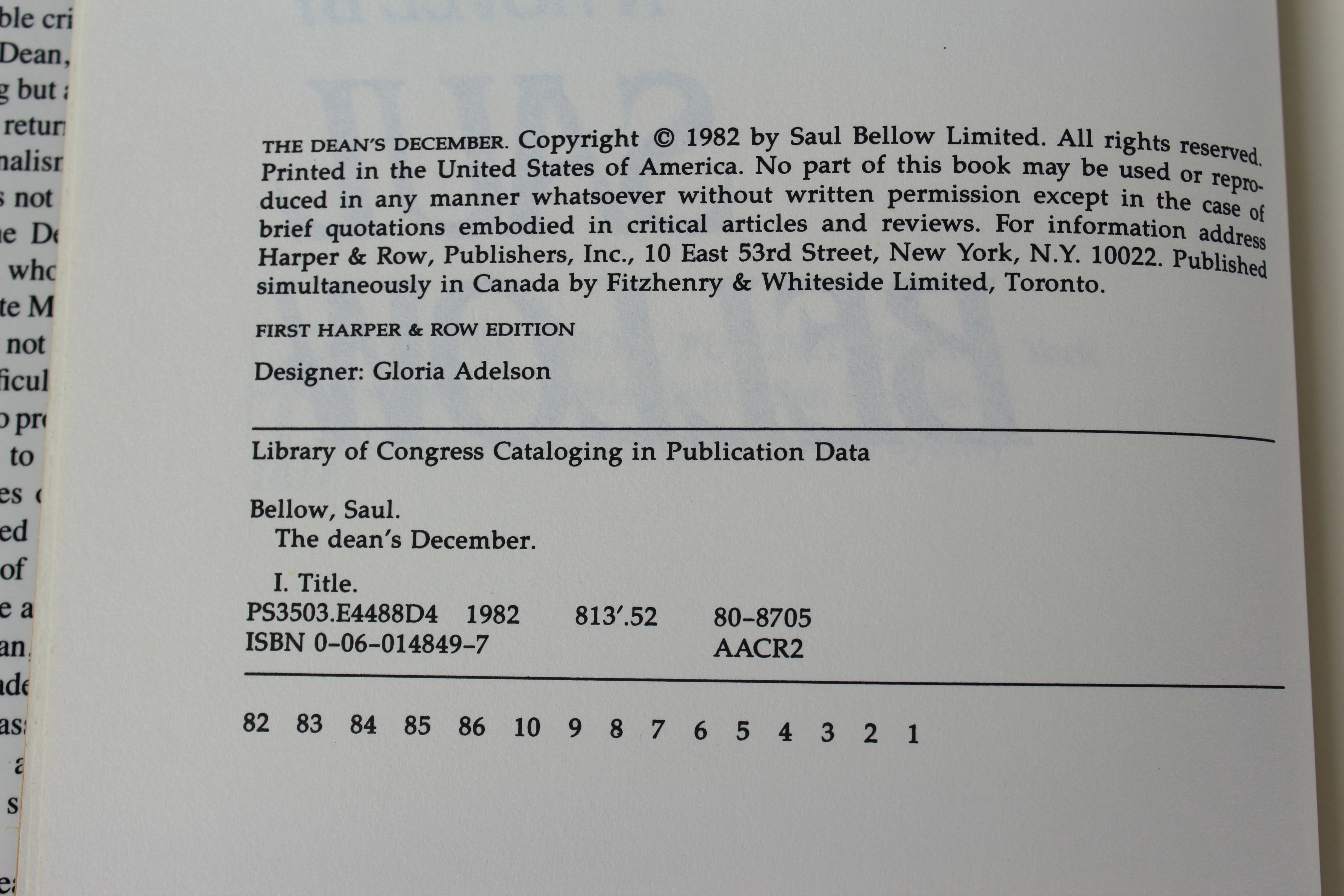 Five Saul Bellow Novels, Three First Editions