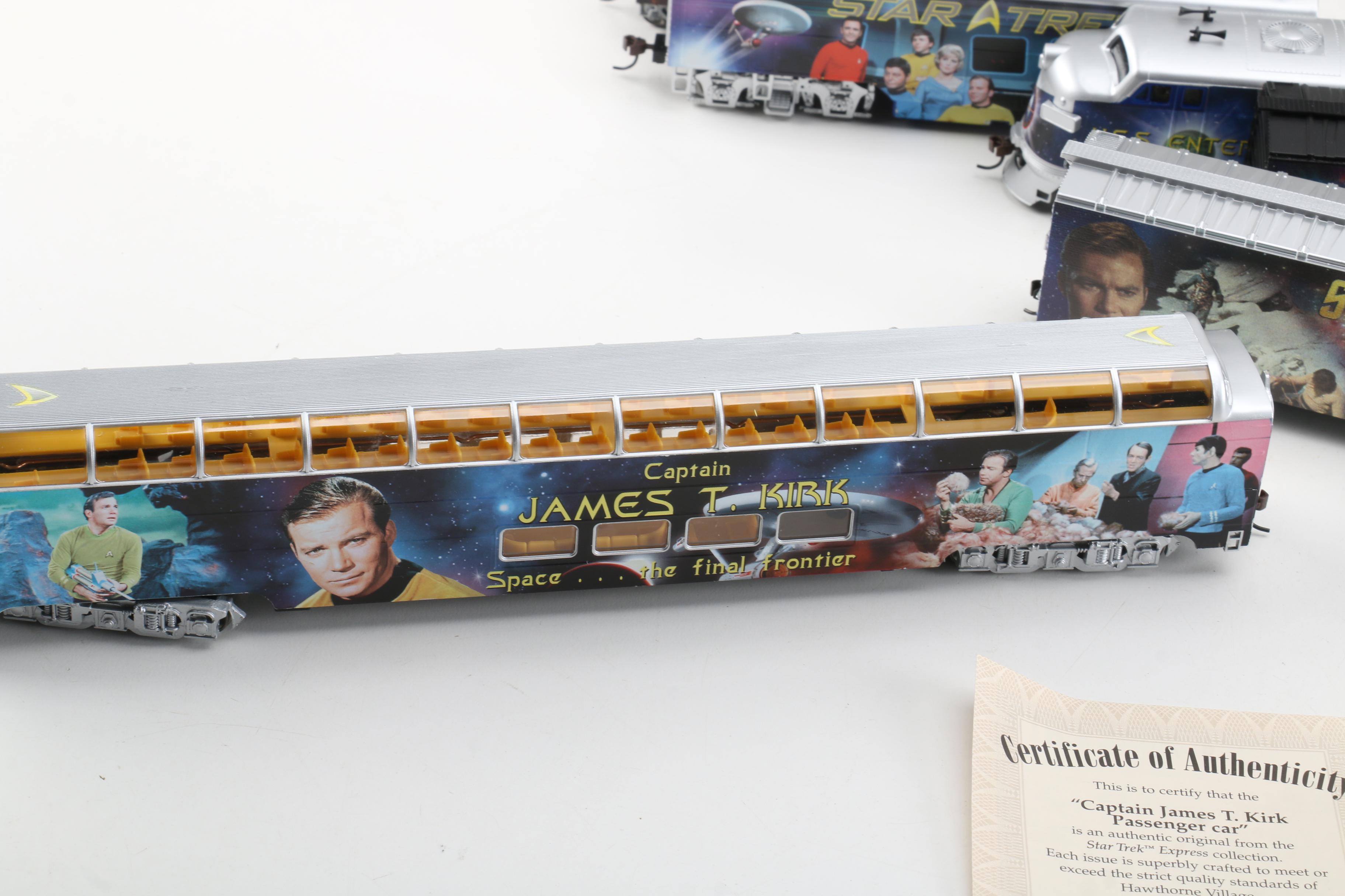 "Star Trek" Train Cars by Hawthorne Village and Bachmann