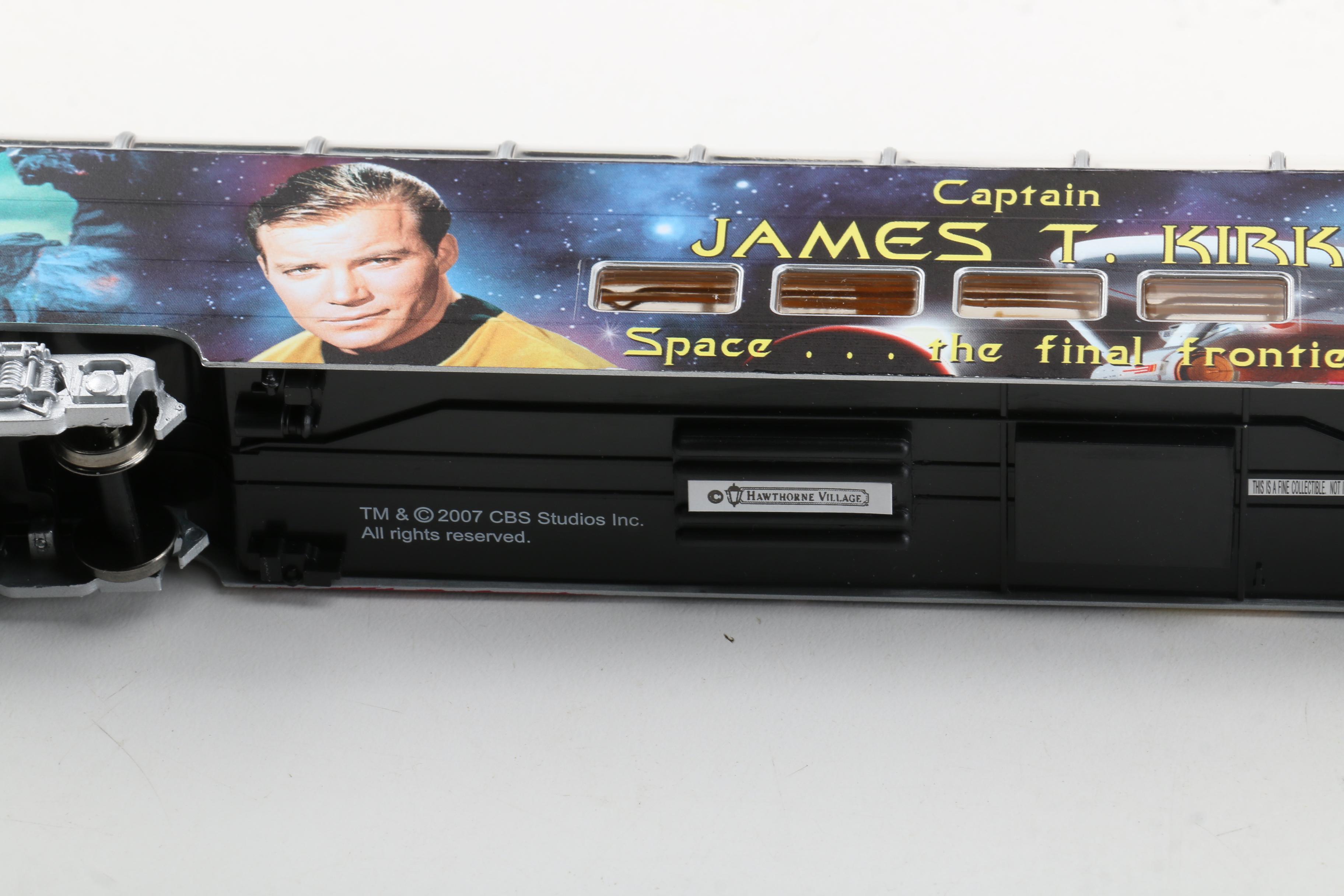"Star Trek" Train Cars by Hawthorne Village and Bachmann