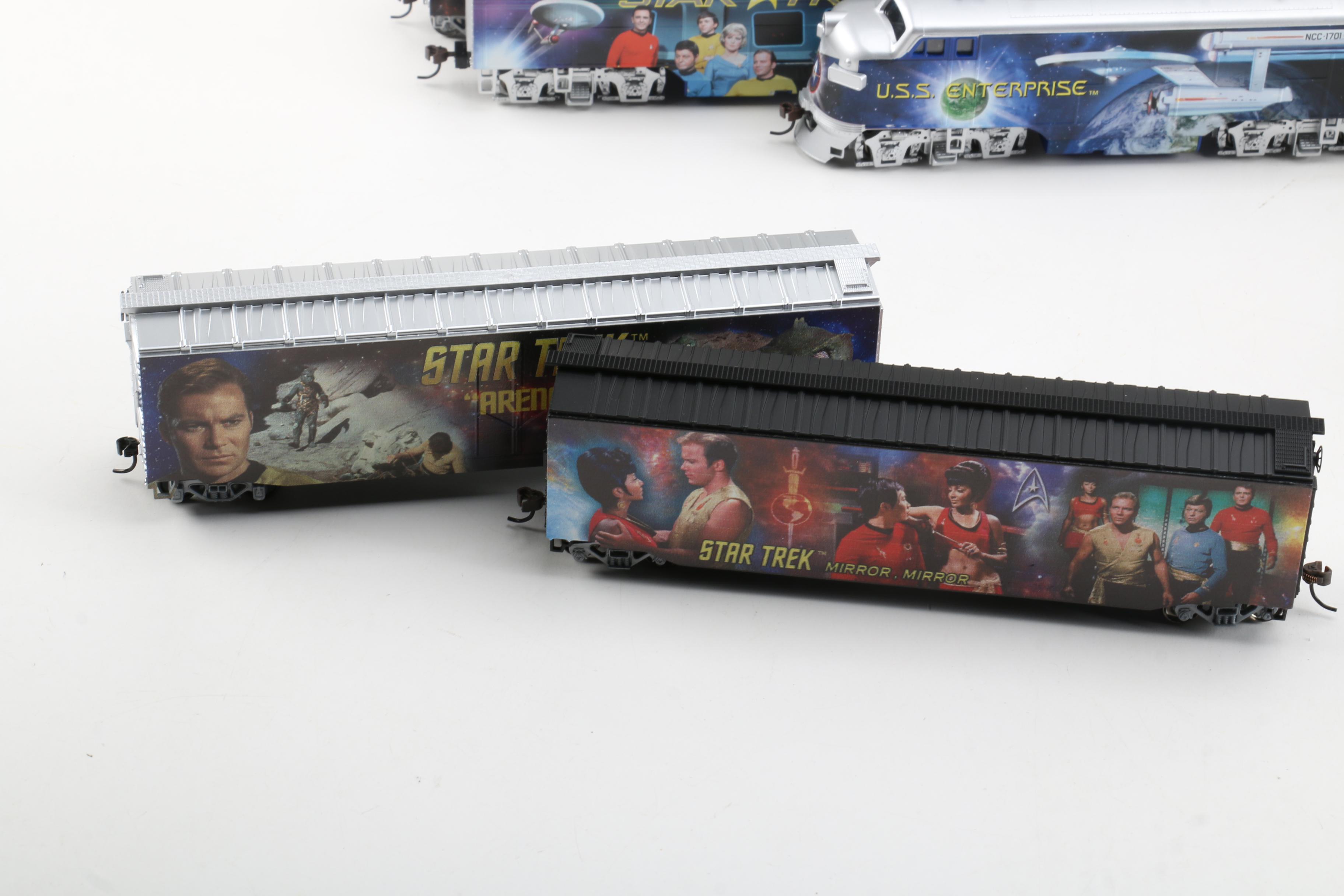 "Star Trek" Train Cars by Hawthorne Village and Bachmann
