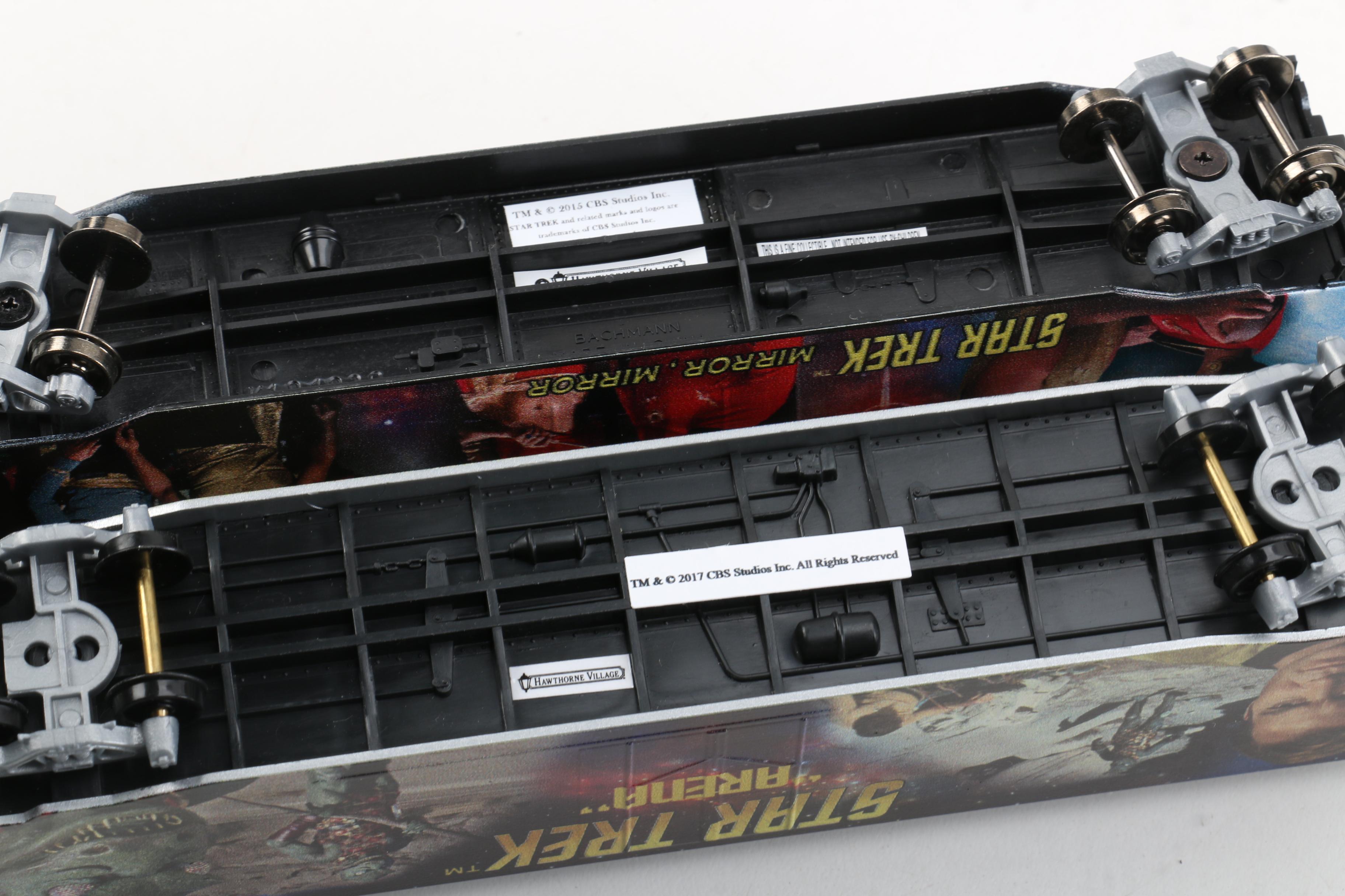 "Star Trek" Train Cars by Hawthorne Village and Bachmann