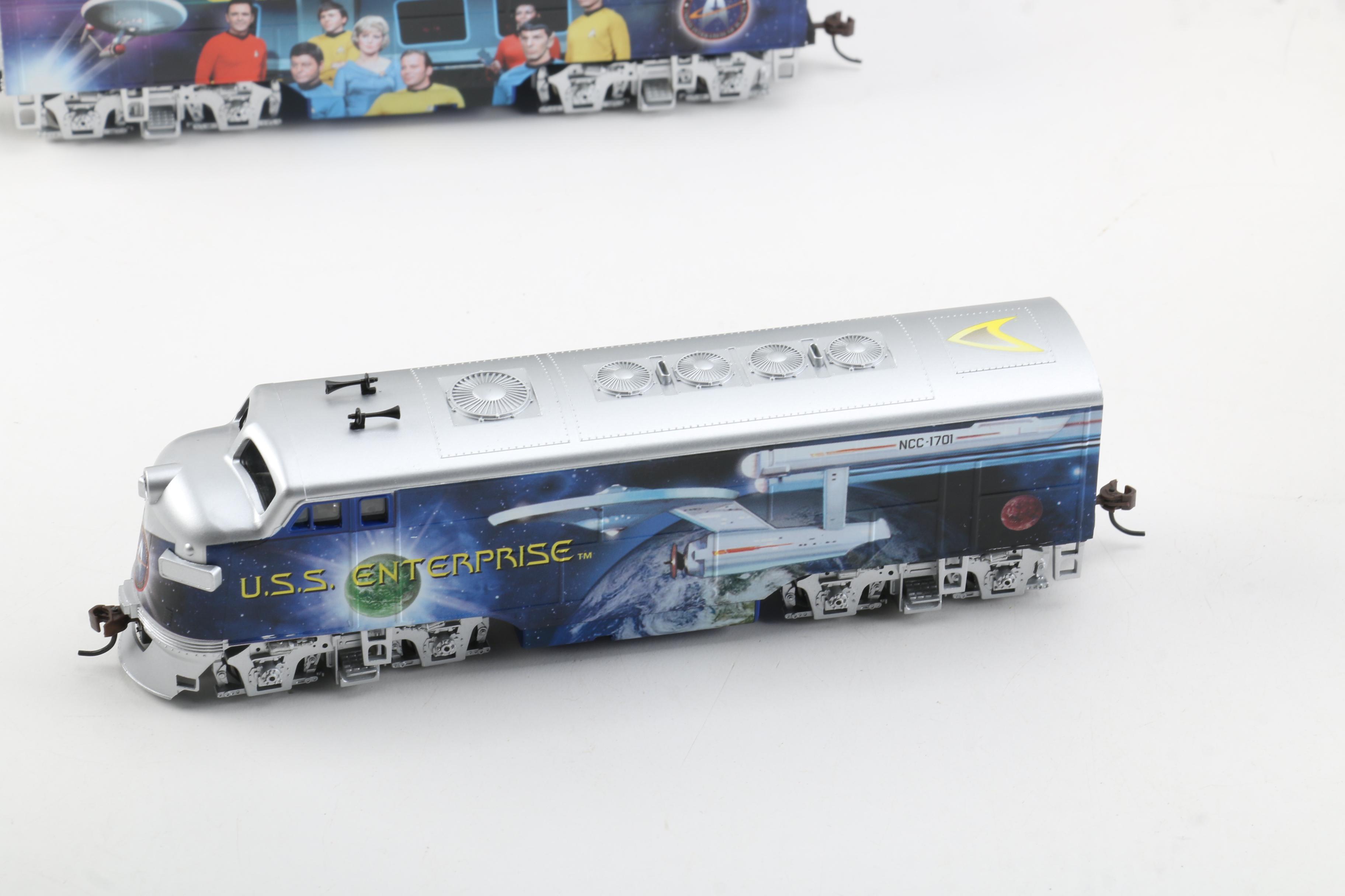 "Star Trek" Train Cars by Hawthorne Village and Bachmann