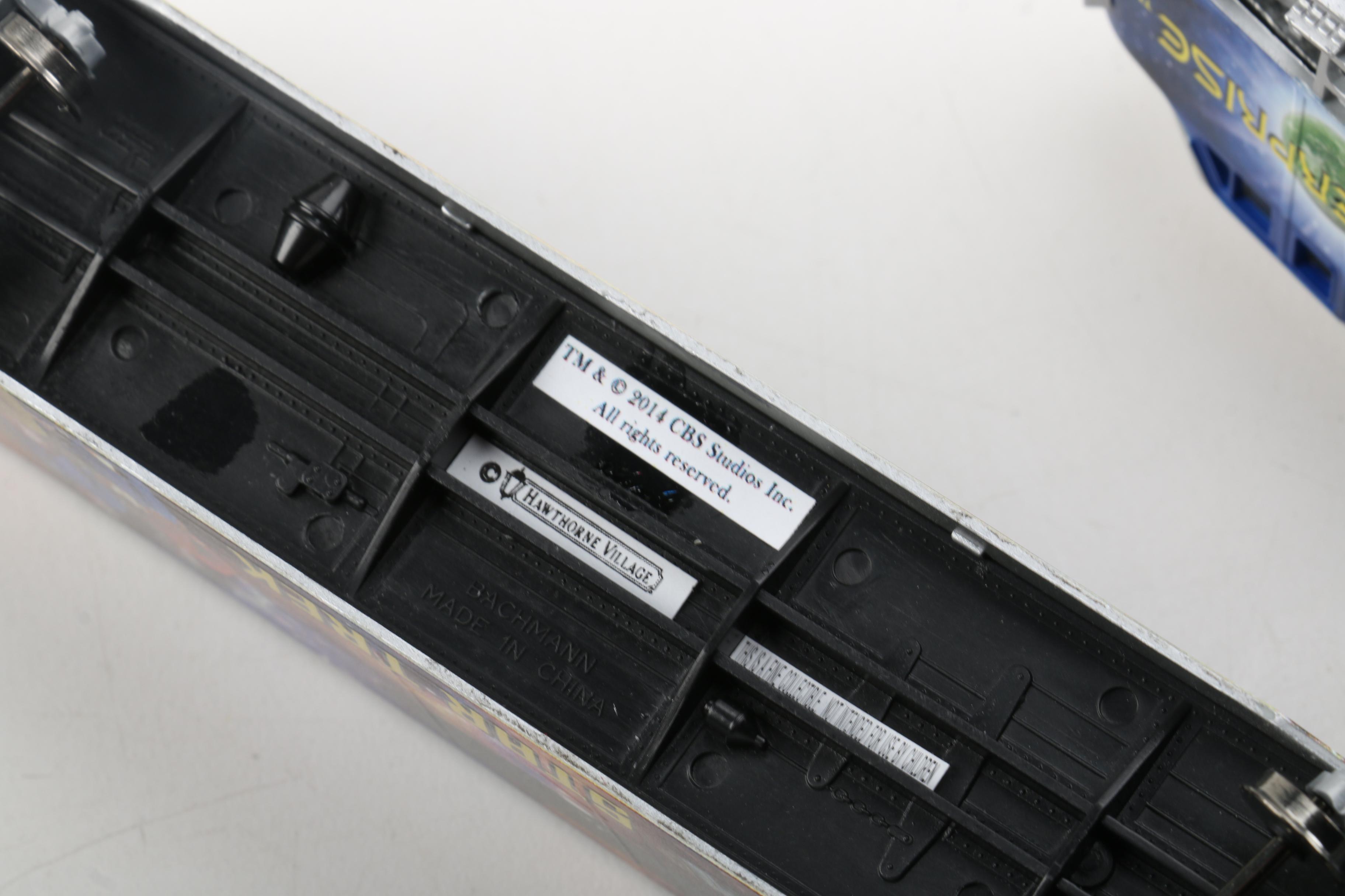 "Star Trek" Train Cars by Hawthorne Village and Bachmann