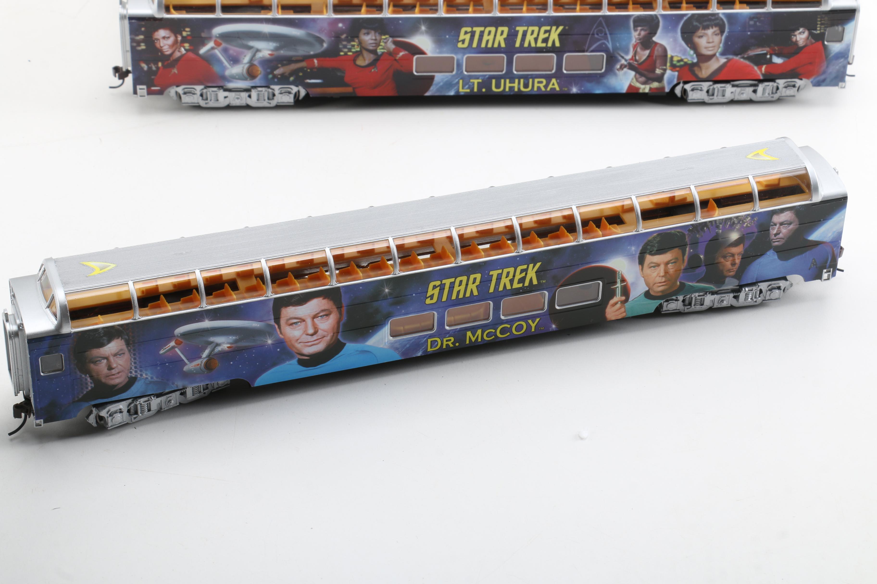 "Star Trek" Train Cars by Hawthorne Village and Bachmann